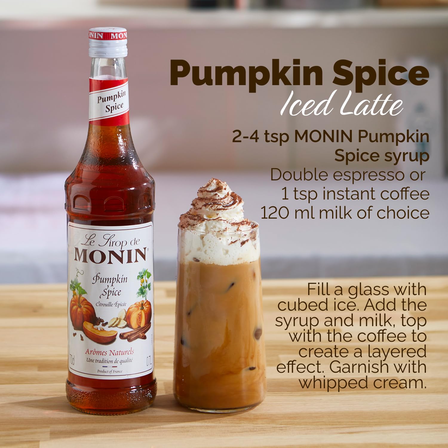 Monin - Pumpkin Spice Syrup 1L 13