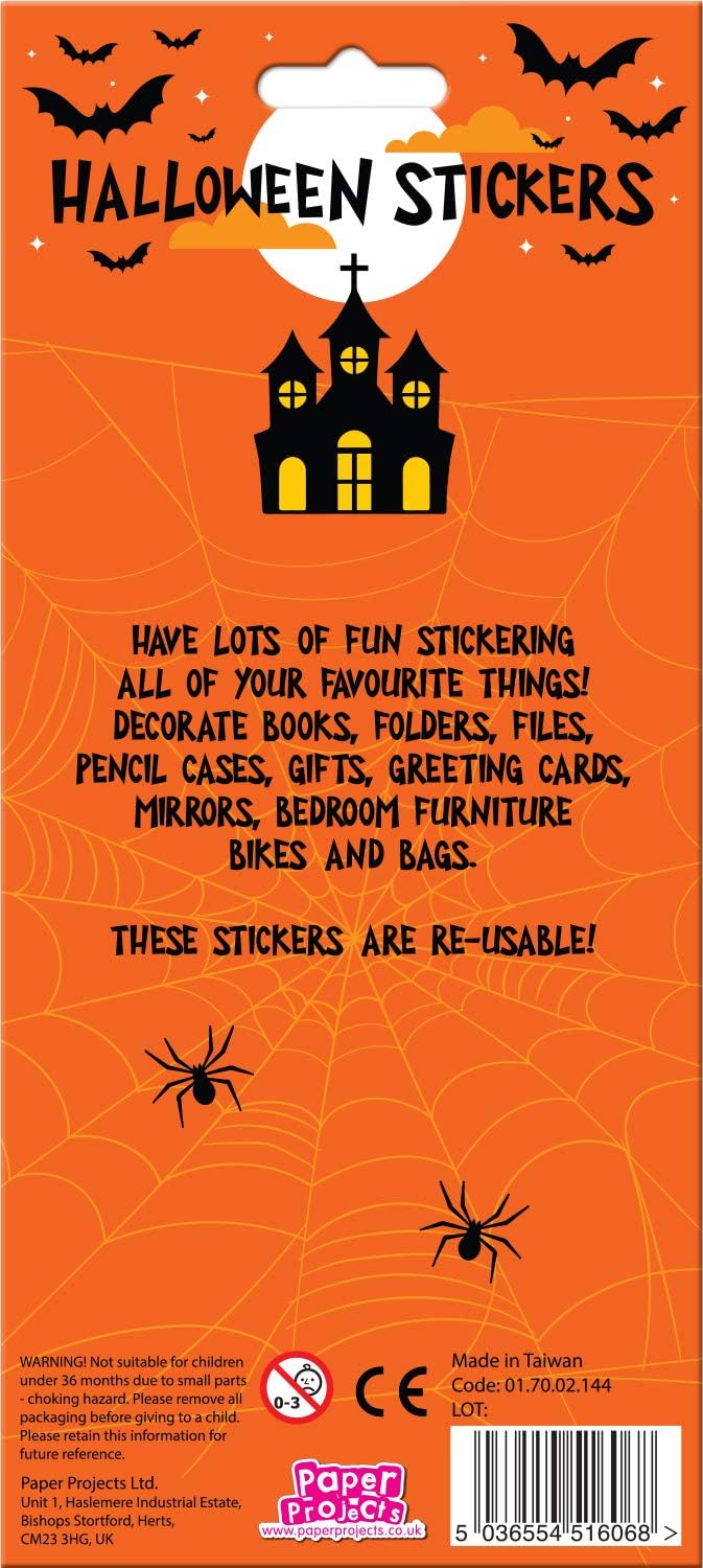 Paper Projects Sparkle Halloween Boo Large Foil Stickers 2
