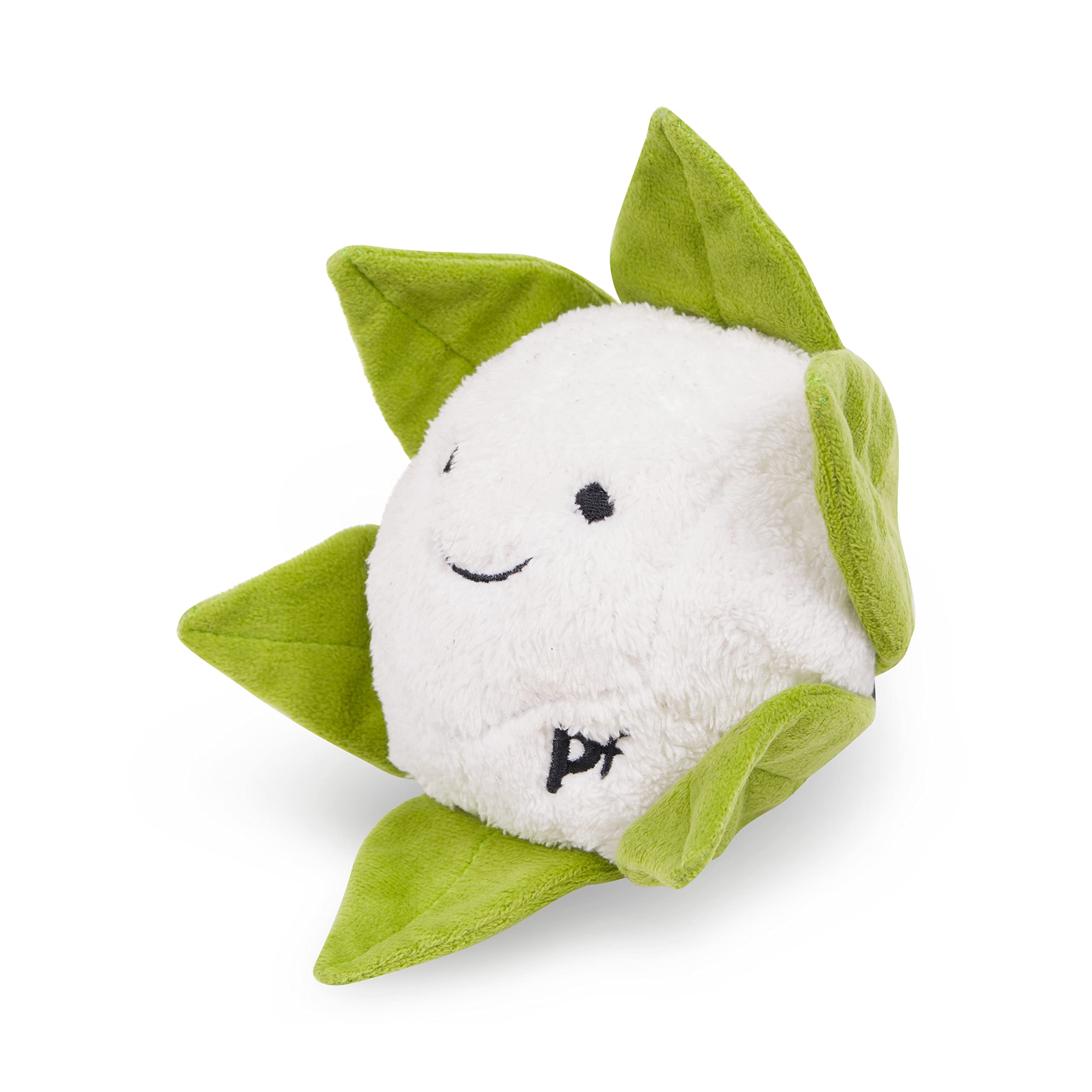 Petface Foodie Faces Cauliflower Plush Dog Toy with Squeaker | Pack of 1 2