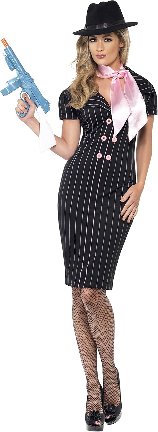 Smiffys Gangster's Moll Costume - Size 16-18 (23697)