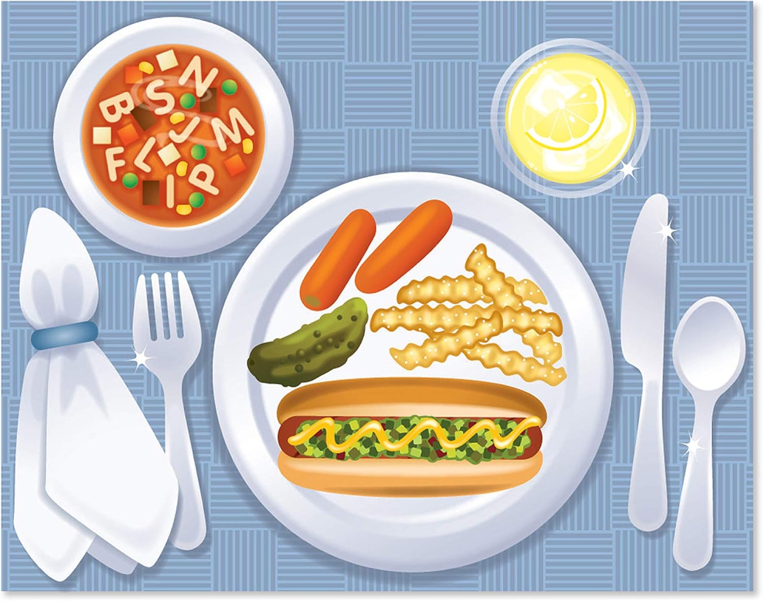 Melissa & Doug Make-a-Meal Sticker Pad - Educational Activity Set for Ages 3+ 6