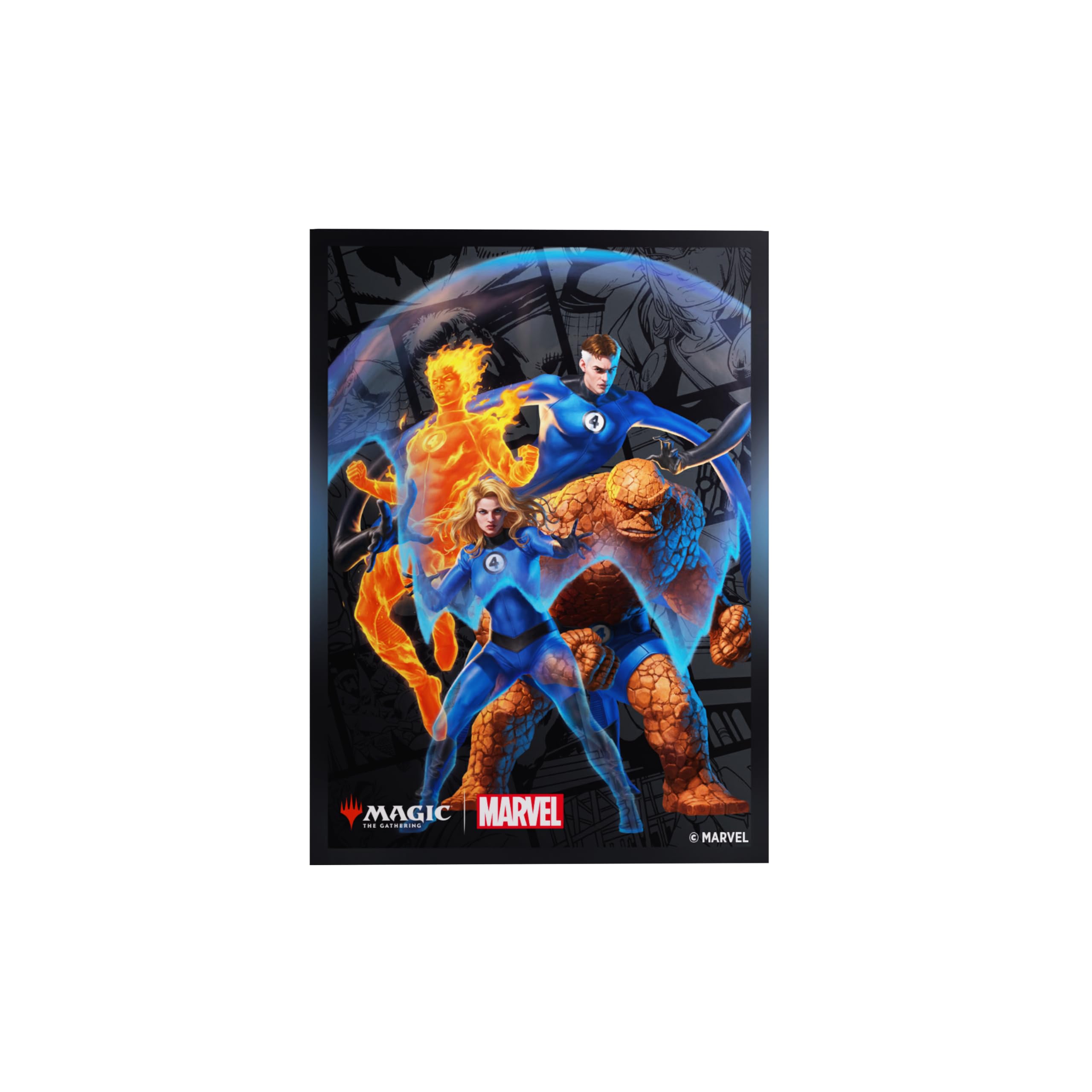 Gamegenic Premium Art Sleeves - Fantastic Four Design | 105 Sleeves | Standard Card Size