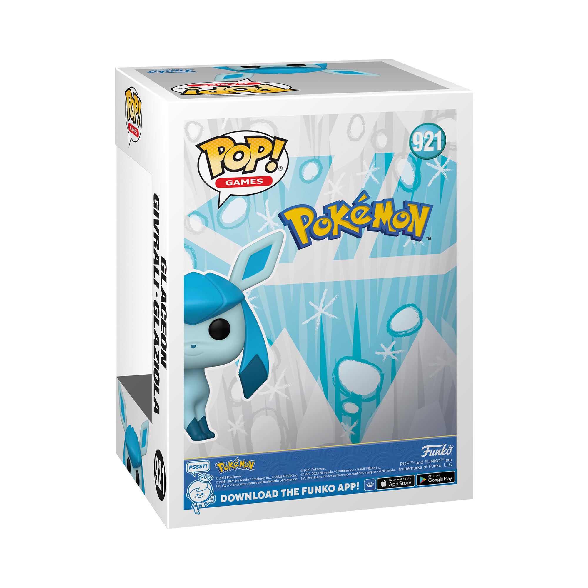 Funko POP! Games: Pokemon - Glaceon Vinyl Figure | 3.75 Inches | Purple 3