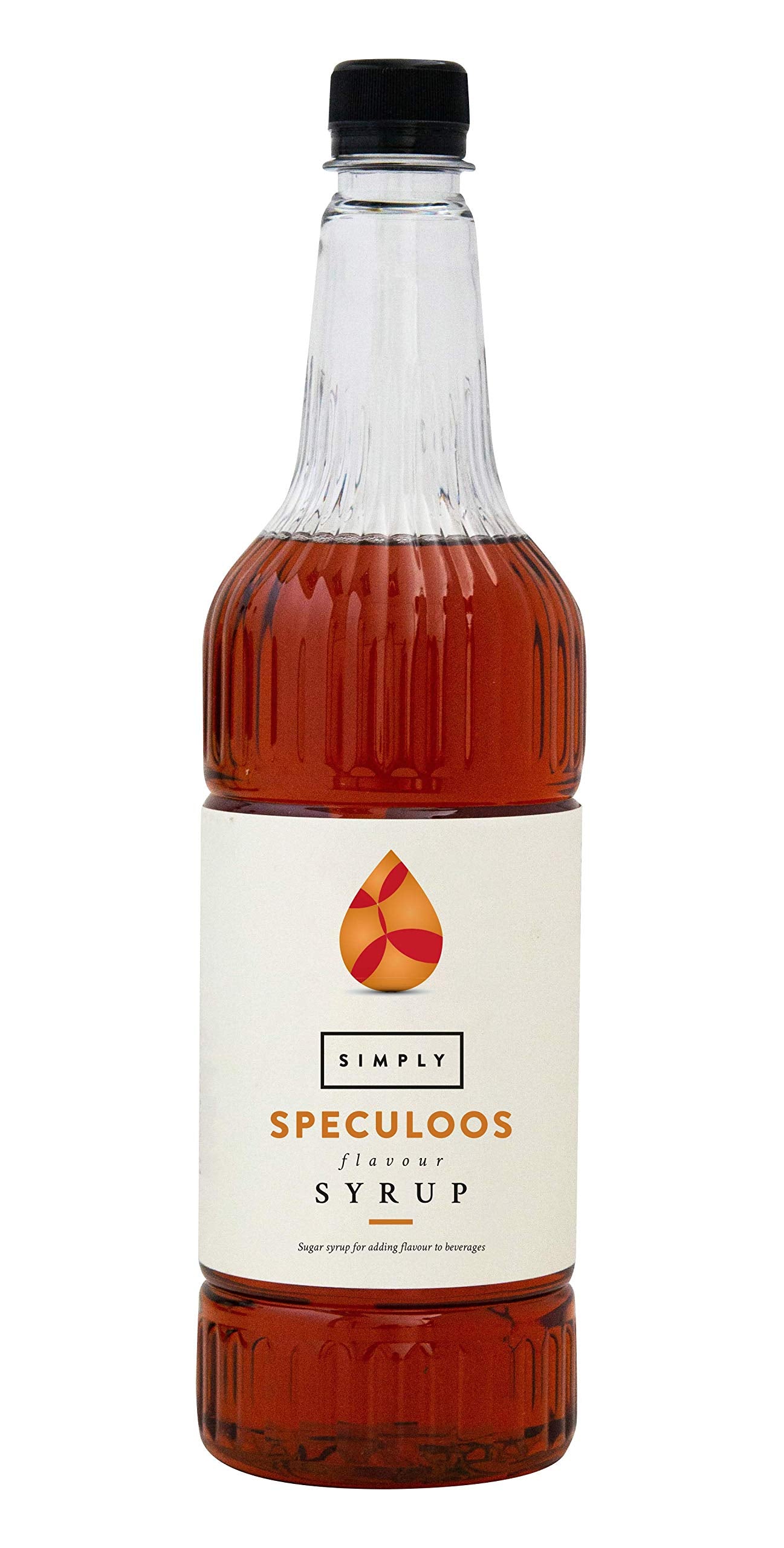 Simply Speculoos Caramelised Biscuit Syrup - Vegan, Halal, Natural Flavouring | 1L 1