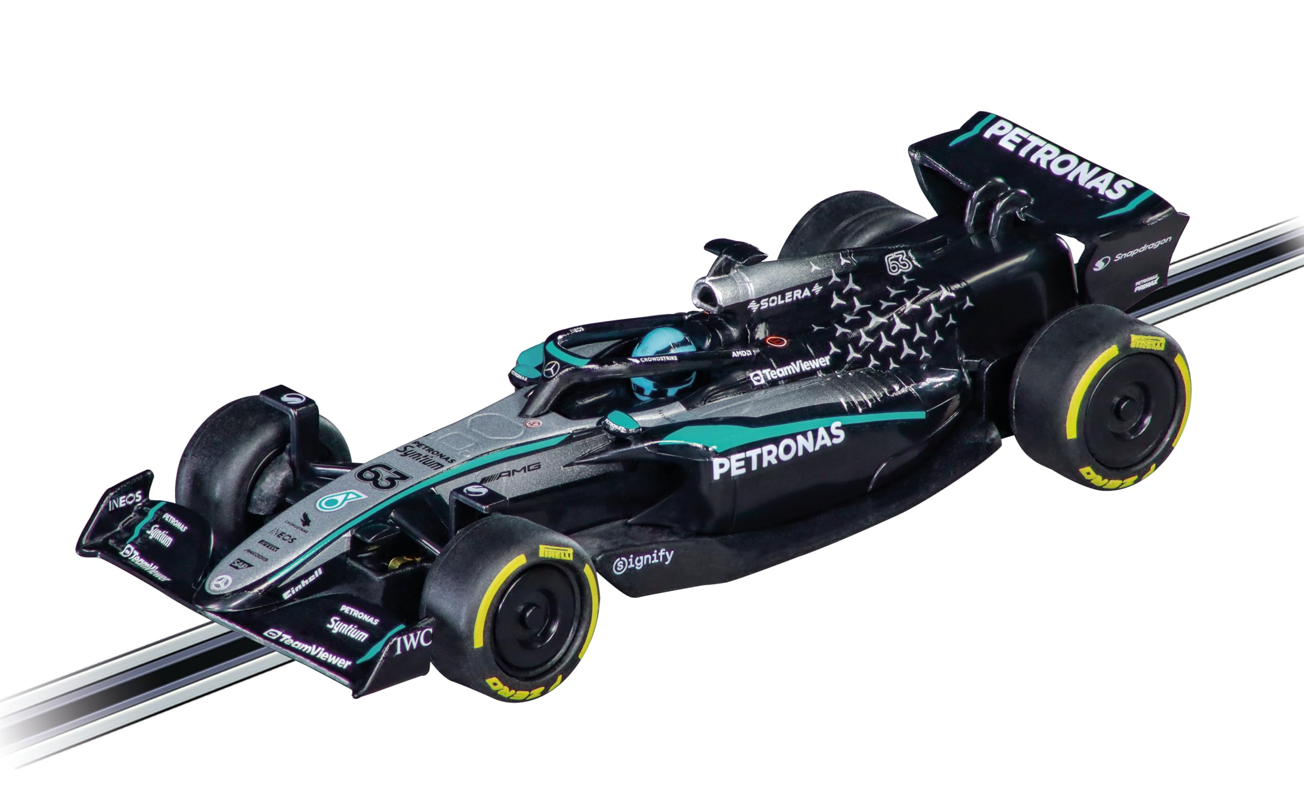 Carrera Mercedes-AMG F1 W14 E Performance G. Russell No.63 Slot Car | 1:43 Scale | Ages 6+