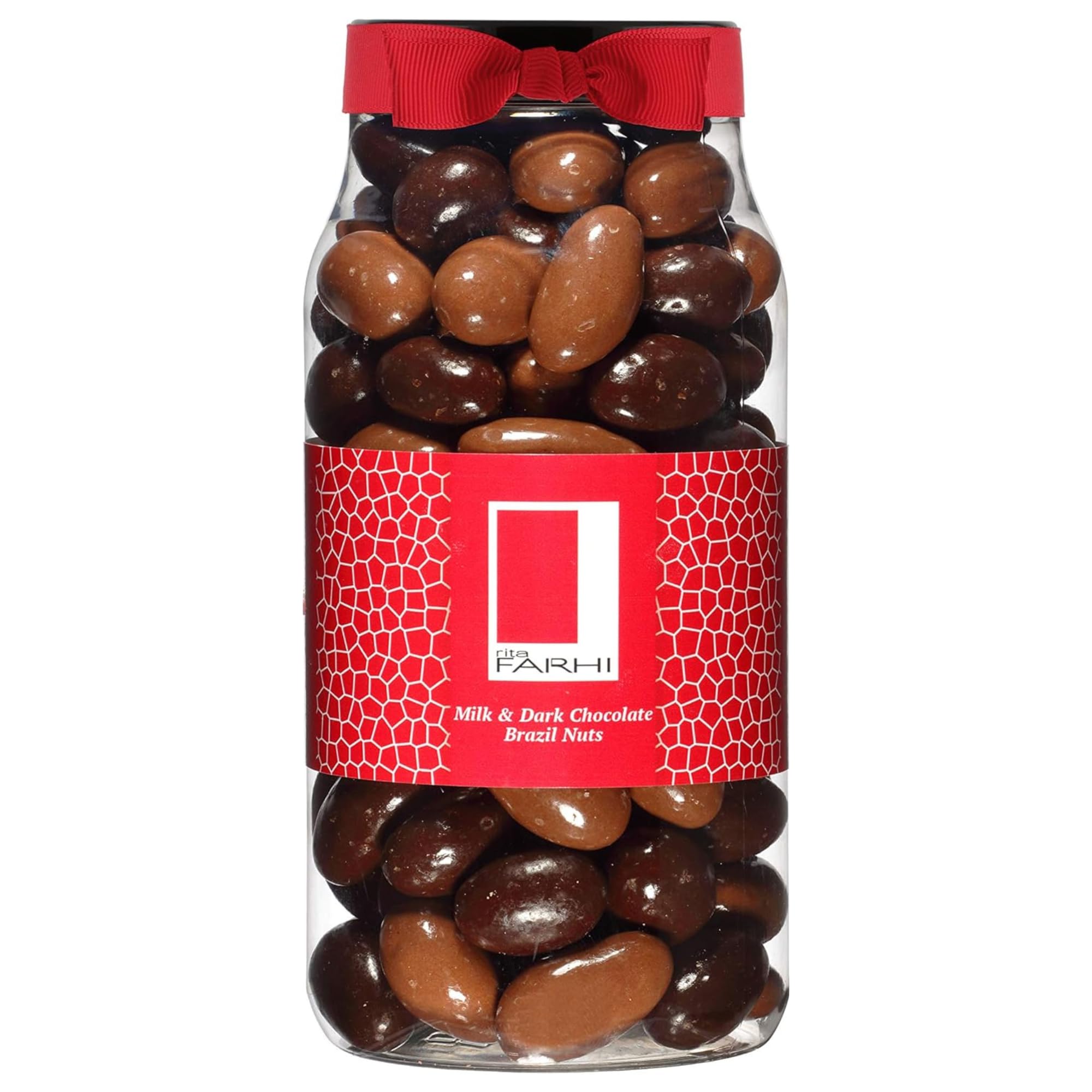 Rita Farhi - Milk & Dark Chocolate Covered Brazil Nuts Luxury Gift Jar 740g 7
