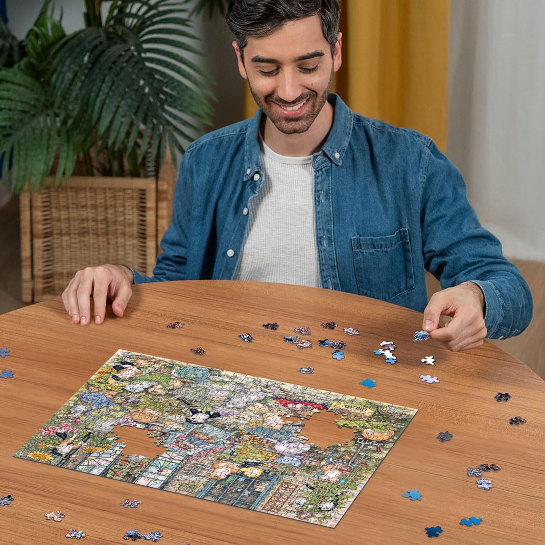 Ravensburger Crazy Cats The Good Life 500 Piece Jigsaw Puzzle for Adults | 49x36cm 3