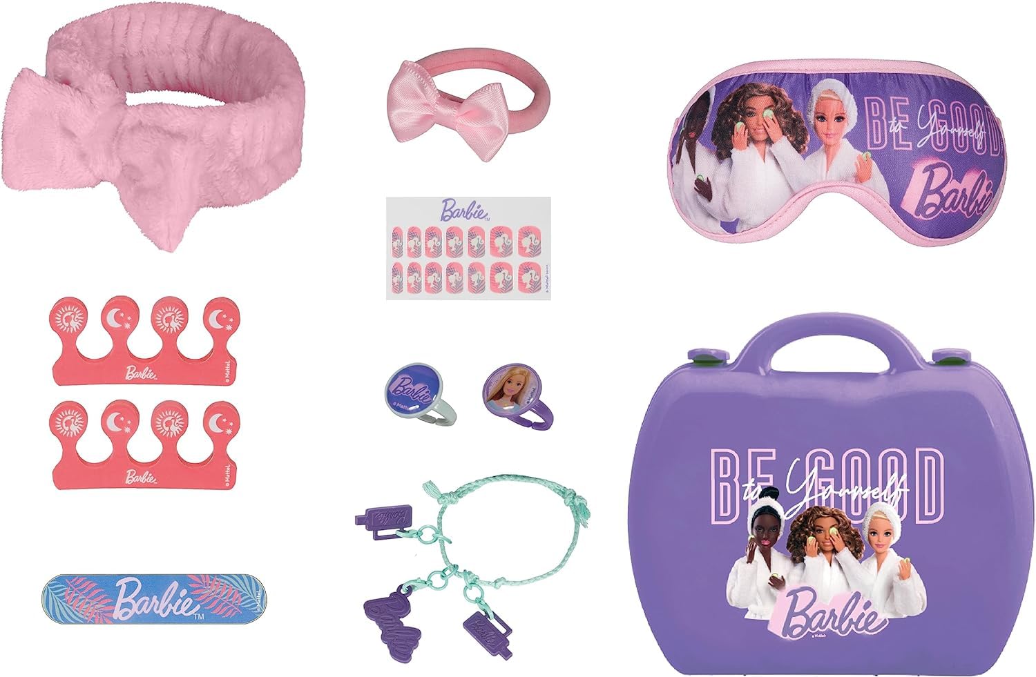 Sinco Creations Barbie Deluxe Wellness & Beauty Playset - 20 Piece, Pink, Plastic 6