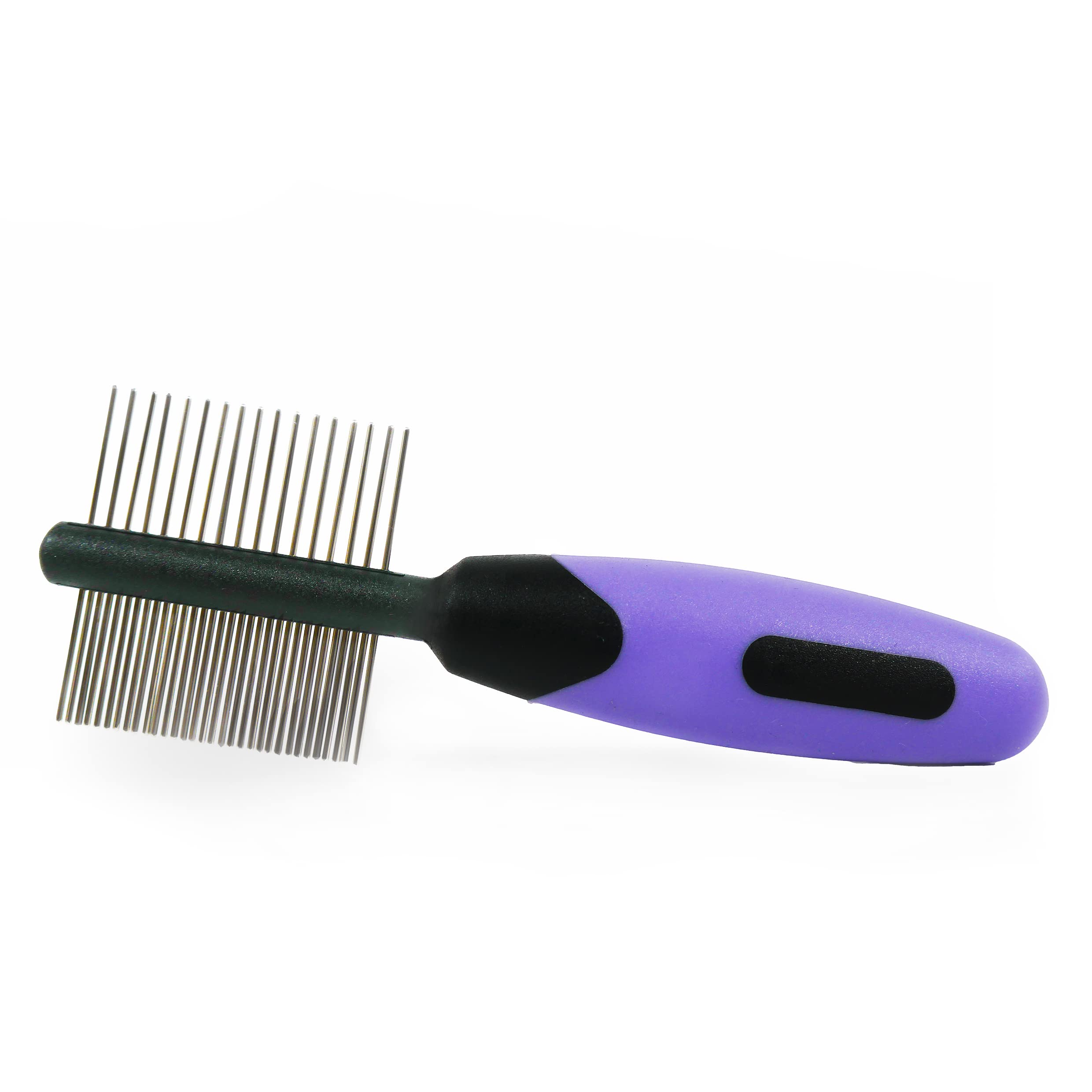 Rosewood Options Mini Grooming Set for Dogs | Detangling & Shine Enhancing | Purple Wood Handles 5