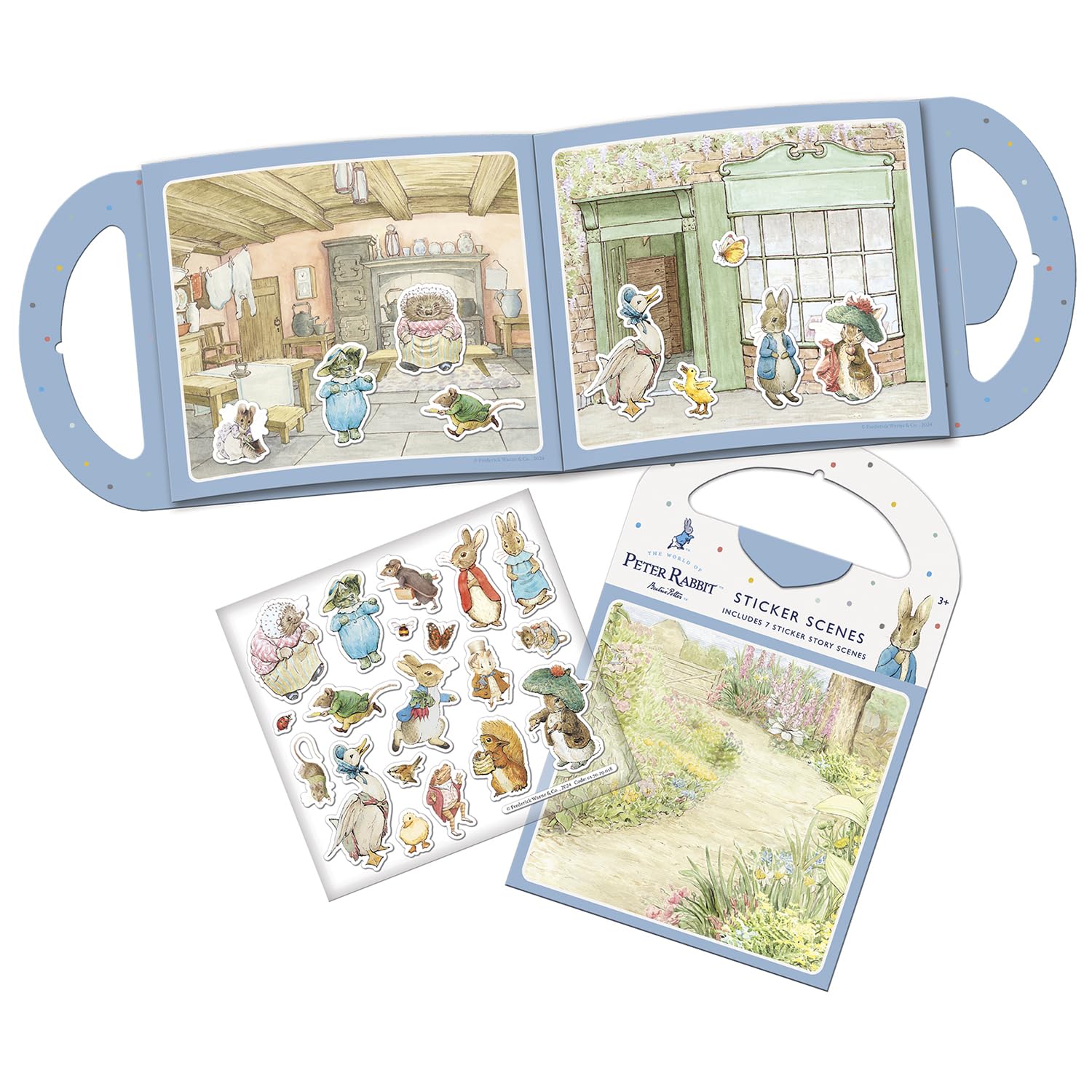 Paper Projects Peter Rabbit Sticker Scene Activity Set - 6 Scenes & 50+ Stickers 2