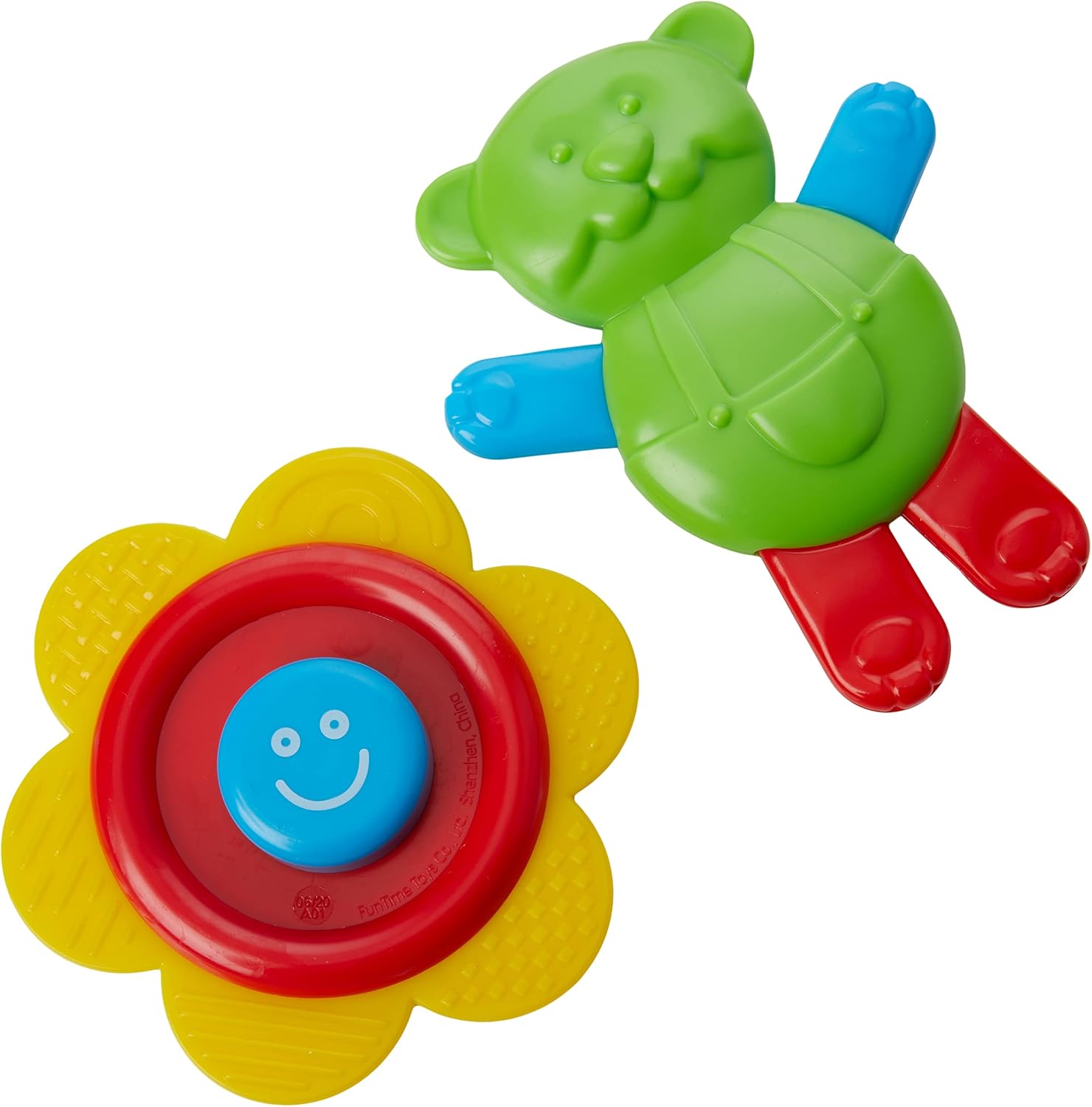 Fun Time Baby Rattles & Teethers Nursery Gift Set - 6-Piece Developmental Playset for Infants 5