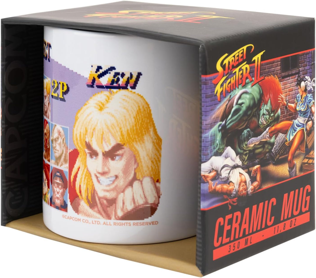 Grupo Erik Street Fighter - Player Select Ceramic Mug (TAZ131)