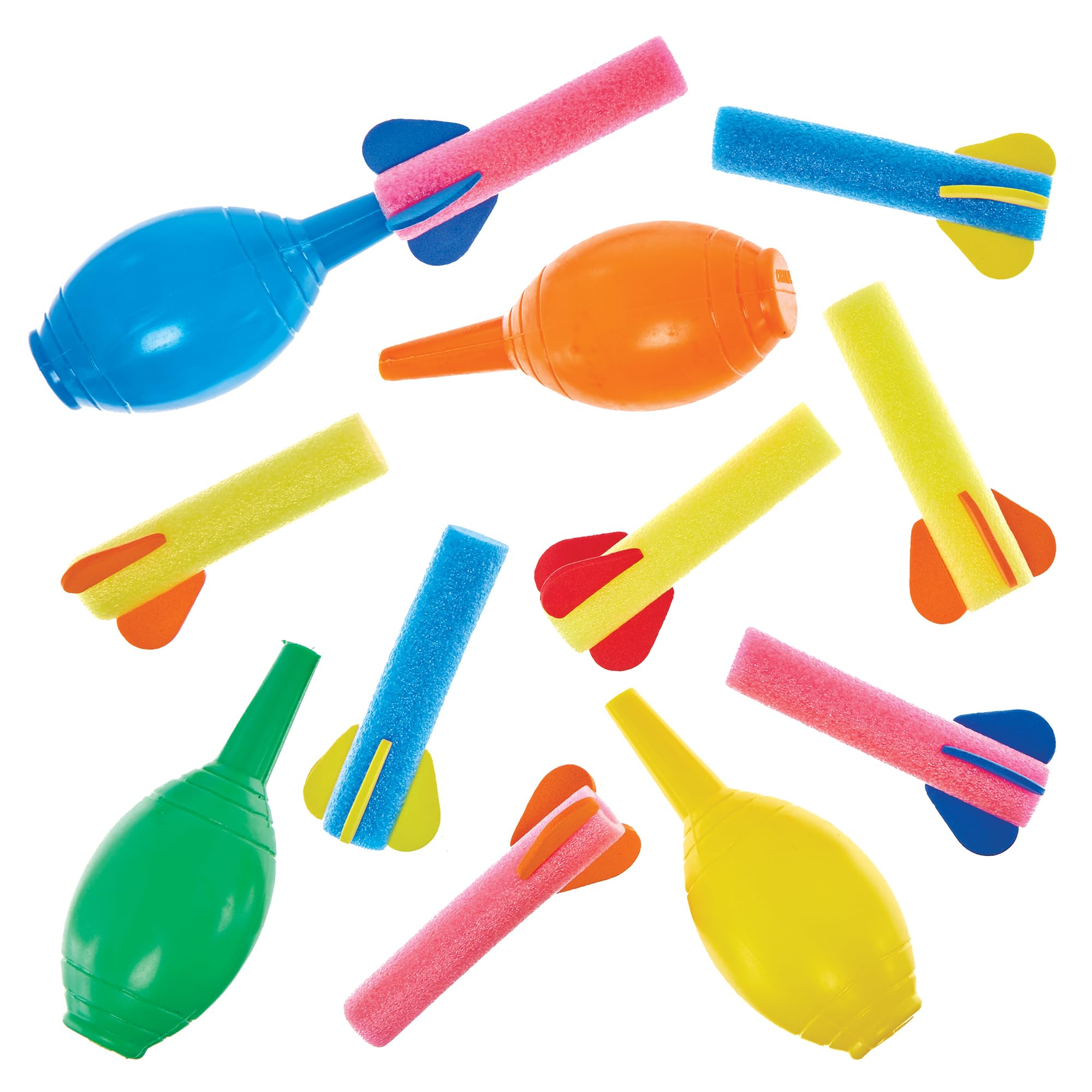 Baker Ross FN143 Foam Rocket Launchers - Pack of 8, Foam Material, Age 3+ 1