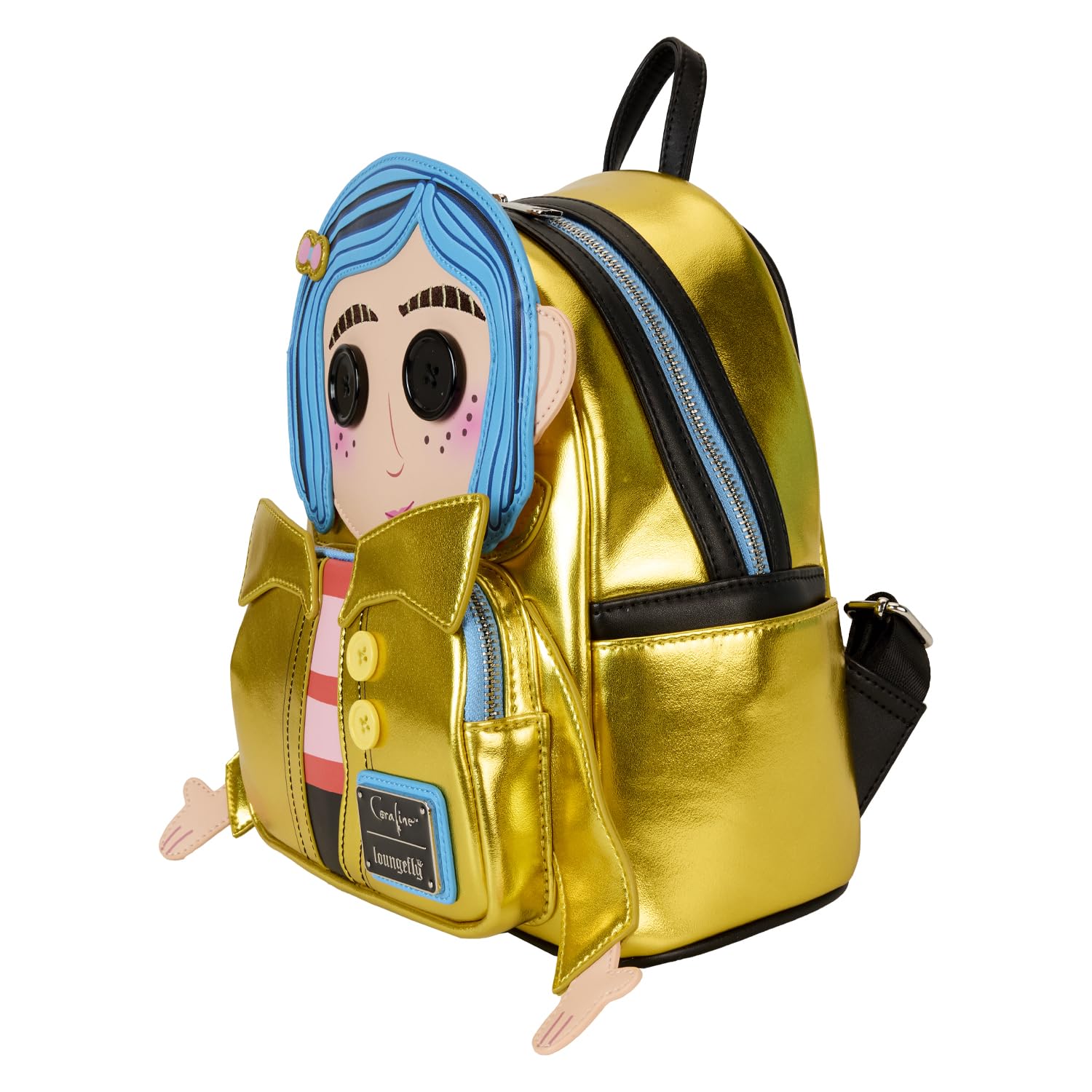 Loungefly Coraline 15. Jubiläum Laika Puppe Mini-Rucksack