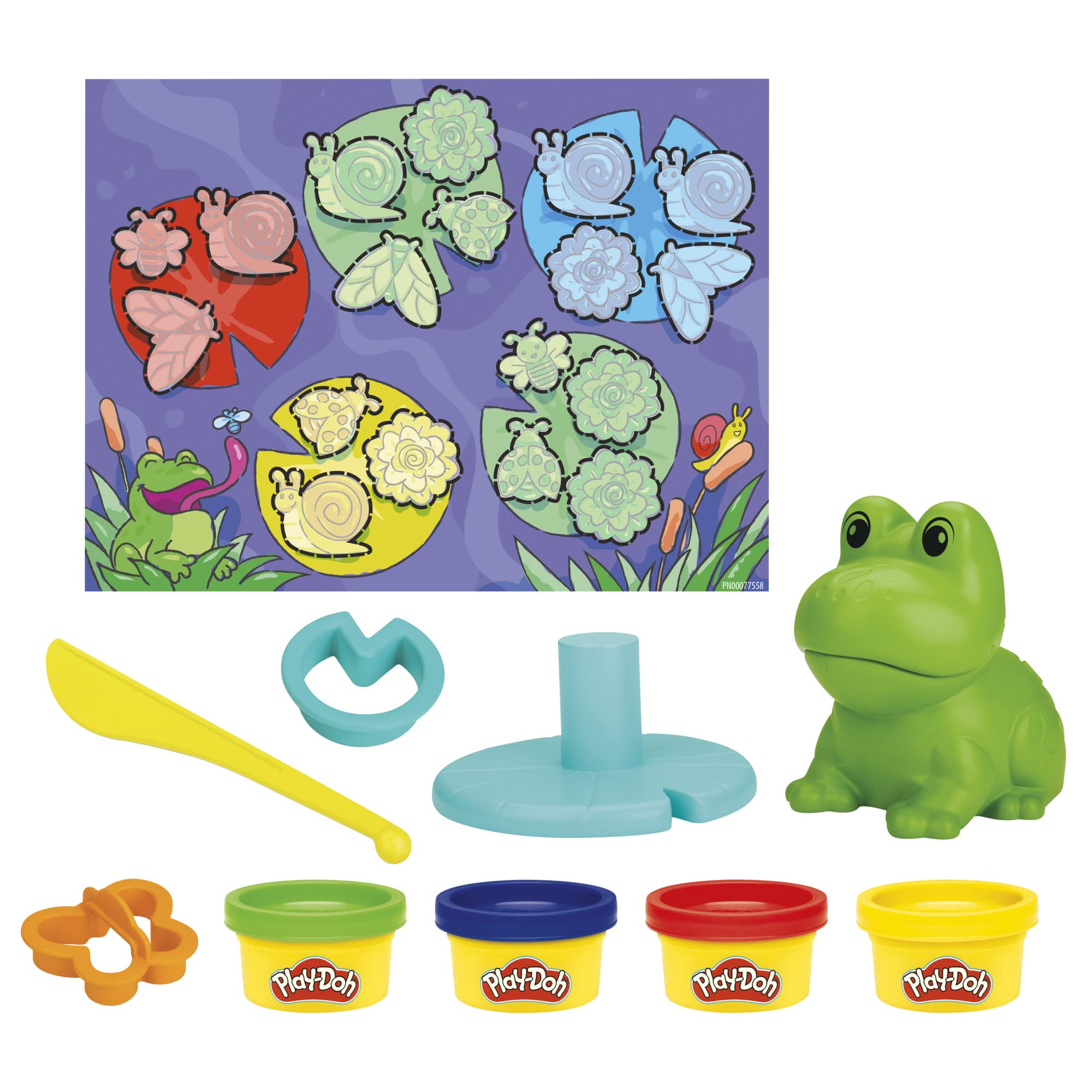Play-Doh Frog ‘n Colors Starter Set - Creative Arts & Crafts Toy for Kids 3+ 1