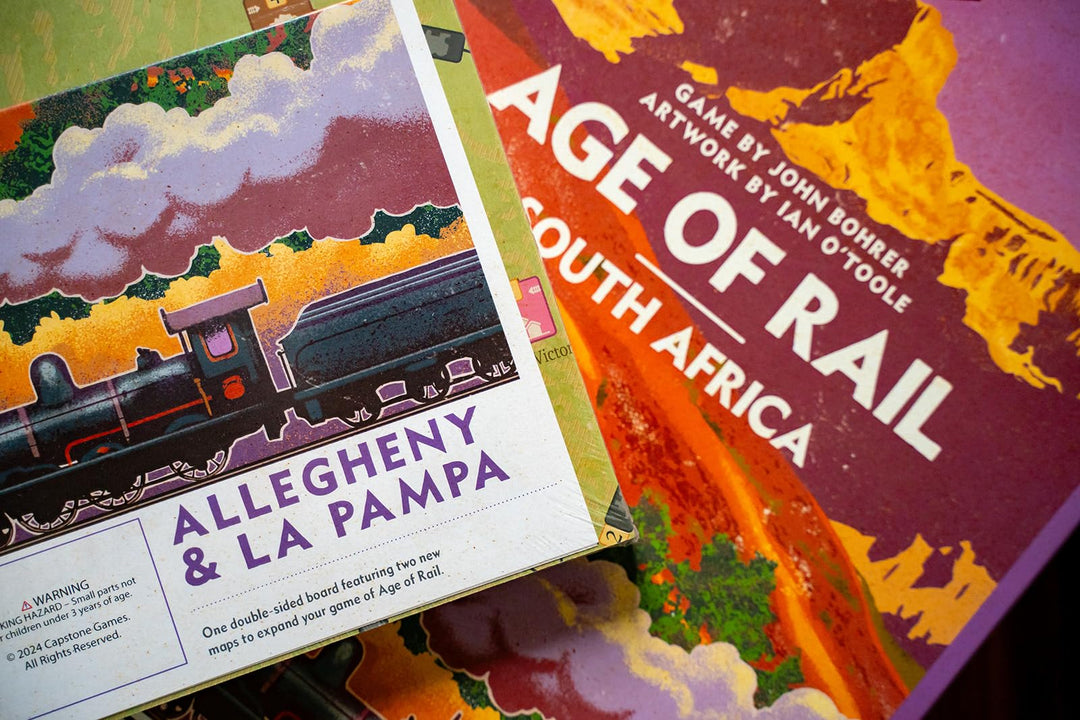 Capstone Games Age of Rail: Allegheny & La Pampa Expansion (CAS-IR402)