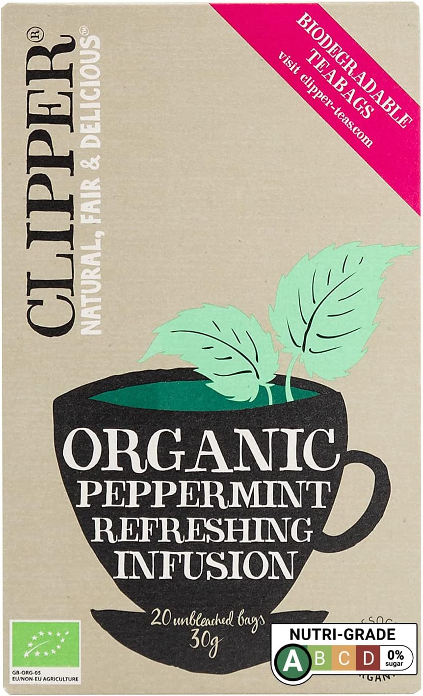 Clipper Peppermint Tea 20 Bags - Organic Herbal Tea 1
