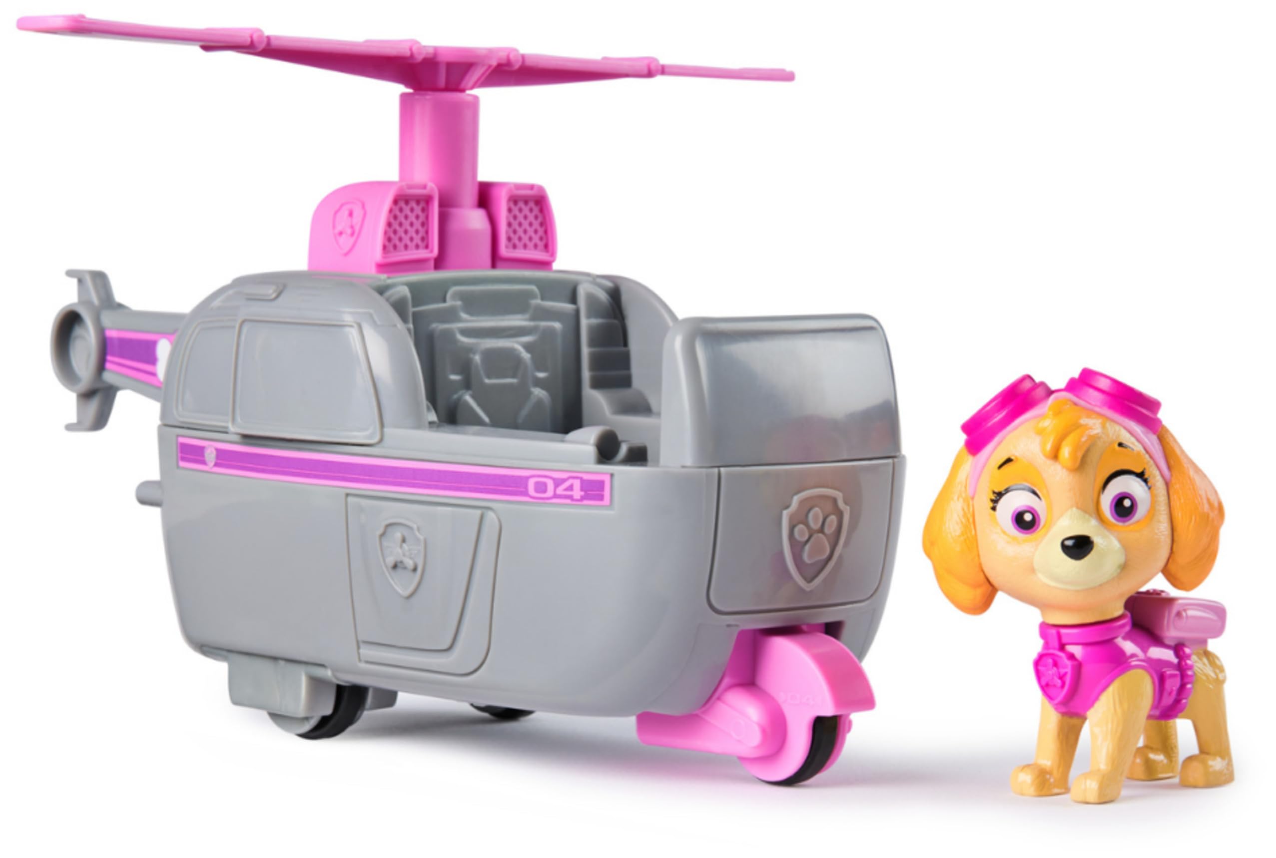 Paw Patrol Skye’s Helicopter Toy Vehicle with Collectible Action Figure | Ages 3+ | Recycled Plastic 2