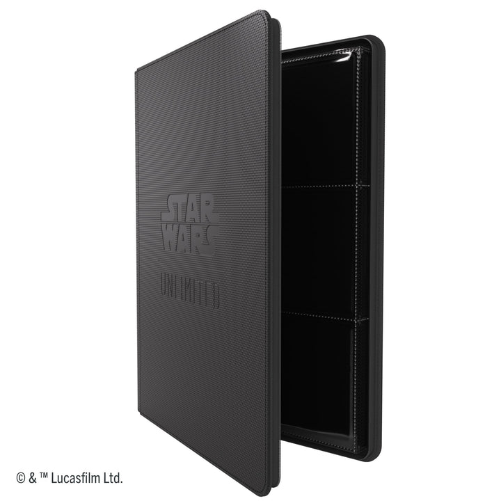 Gamegenic | Star Wars: Unlimited Card Game - Zip-Up Album 18-Pocket - Black