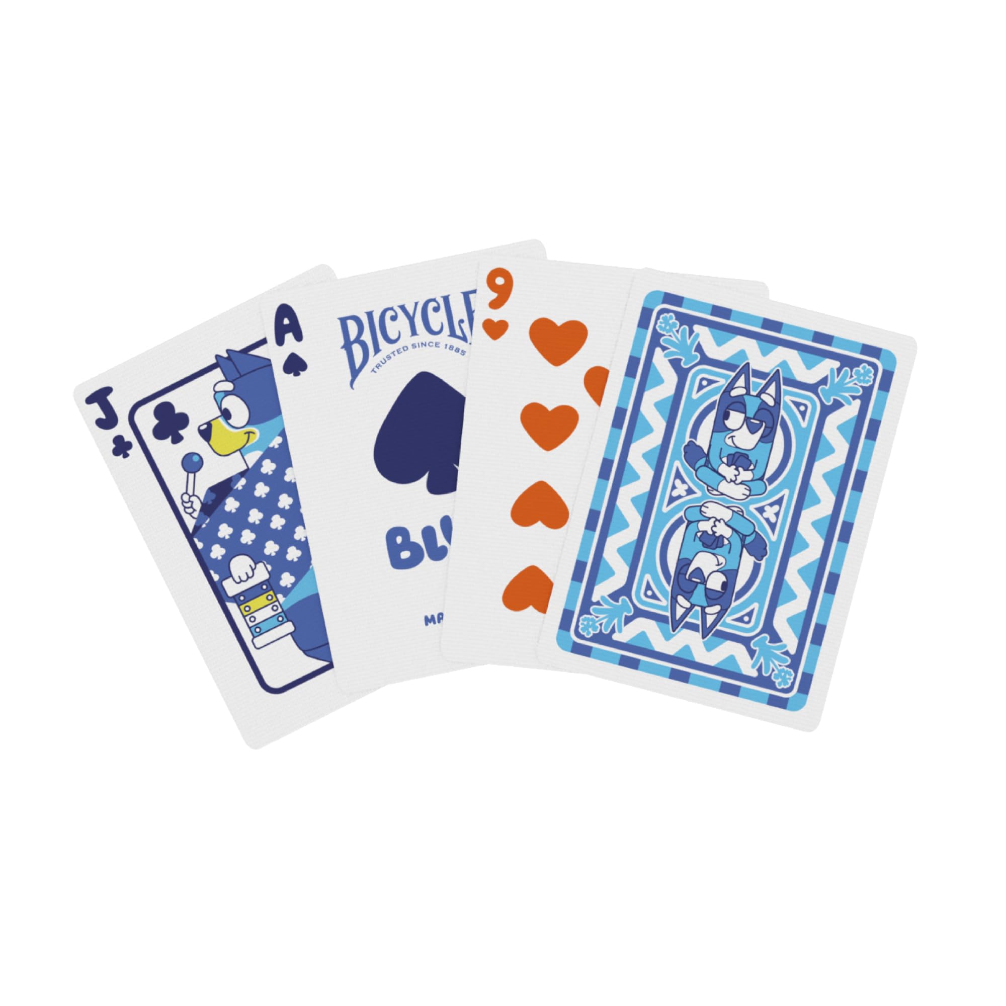 Bicycle Bluey Playing Cards Deck - Official Artwork, Custom Court Cards, Premium Quality