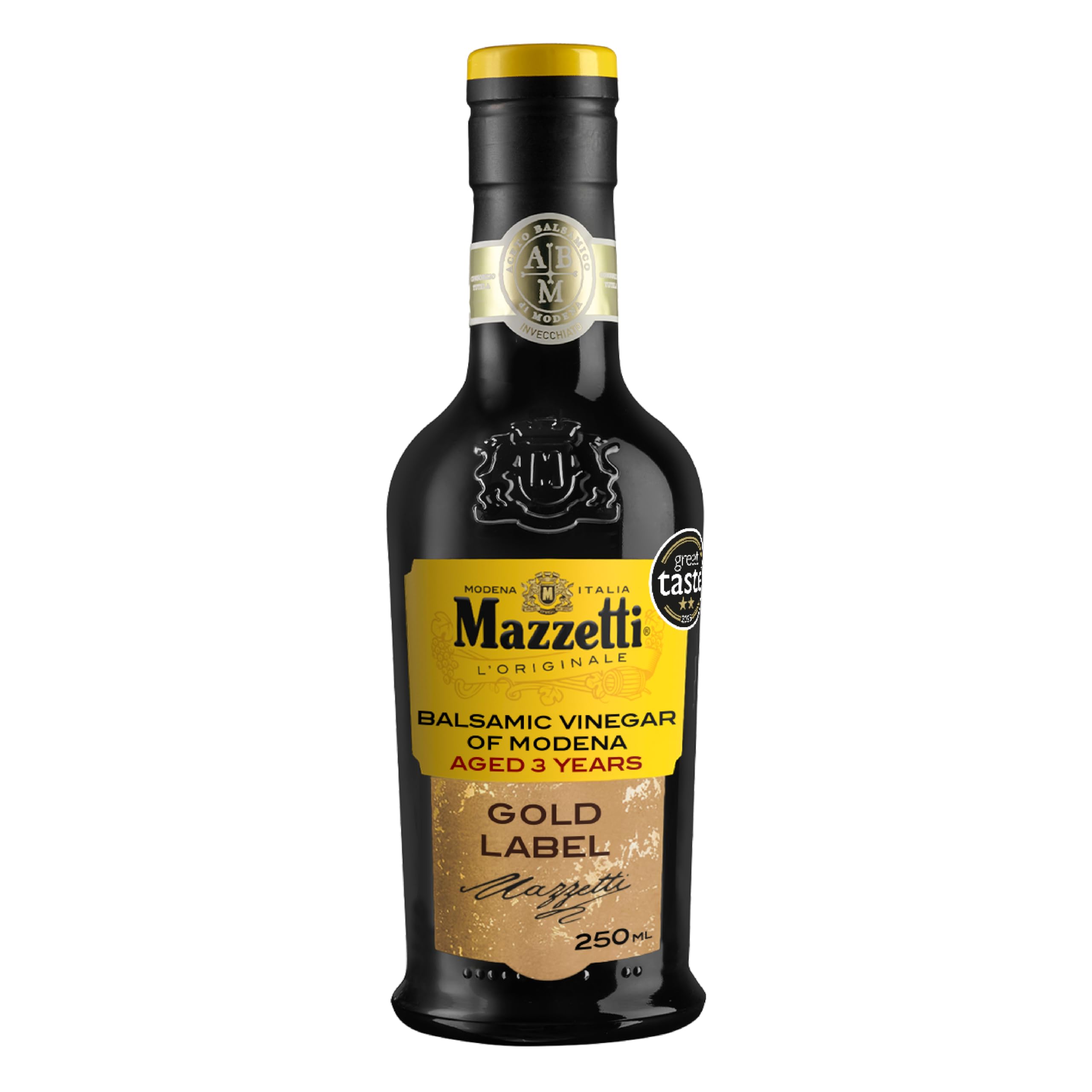 Mazzetti Gold Label Balsamic Vinegar of Modena - Aged 3+ Years | 250ml 1