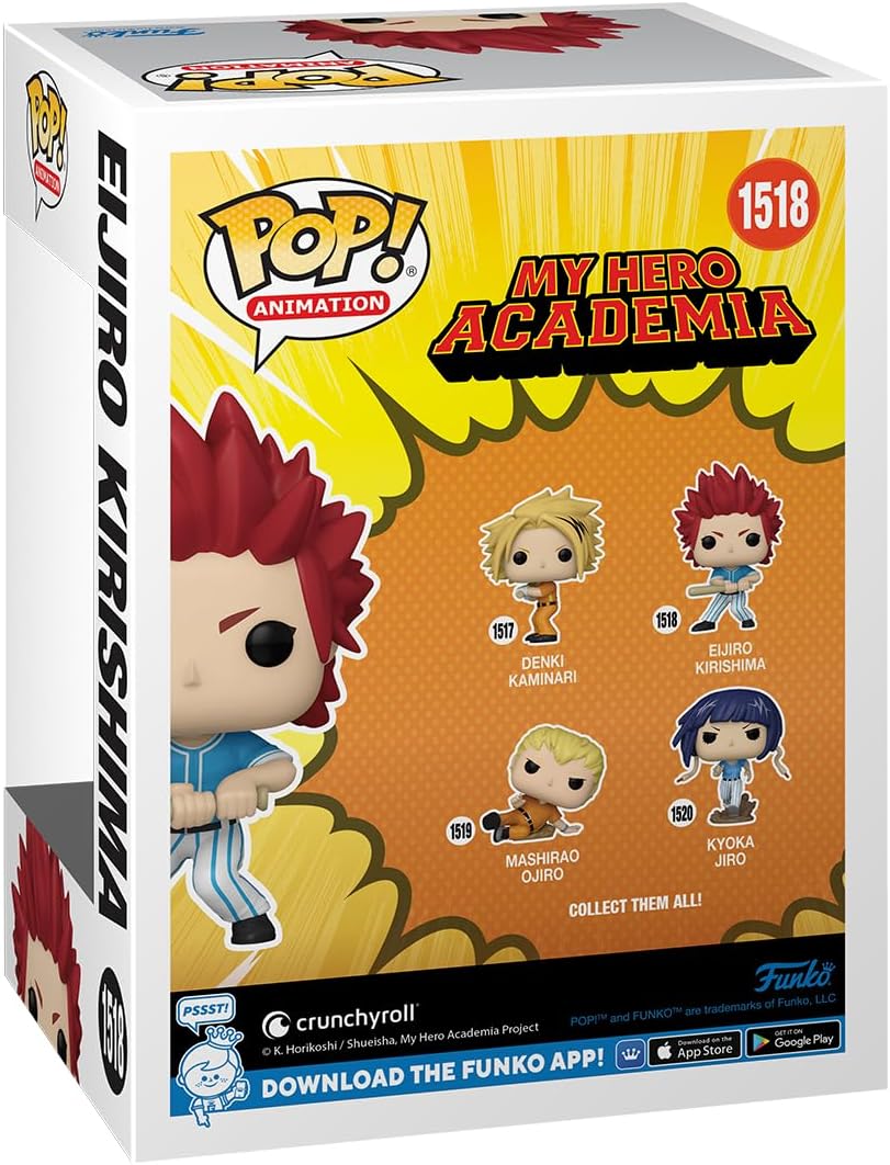 Funko POP! Animation: My Hero Academia (MHA) - Hero League Baseball - Eijiro Kir