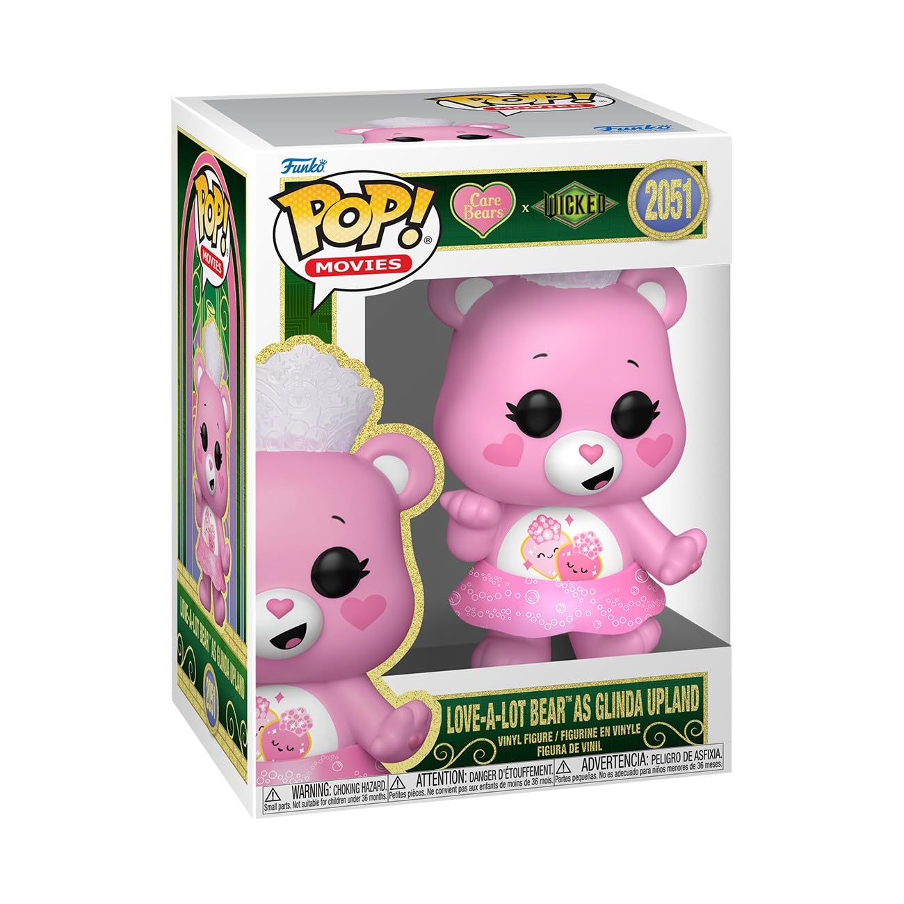 Funko POP! Movies: Wicked x Care Bears - Love a Lot Glinda - Vinyl Figure 1