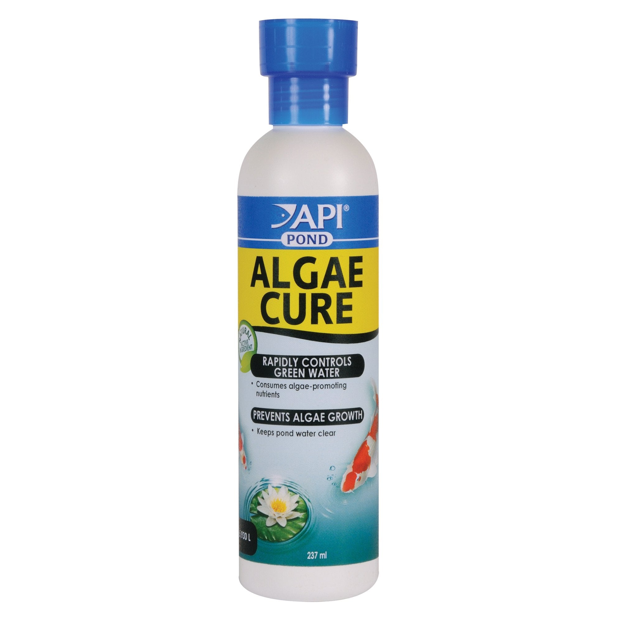 API Pond Algae Cure - Controls Green Water & Prevents Algae Growth | 237 ml Liquid