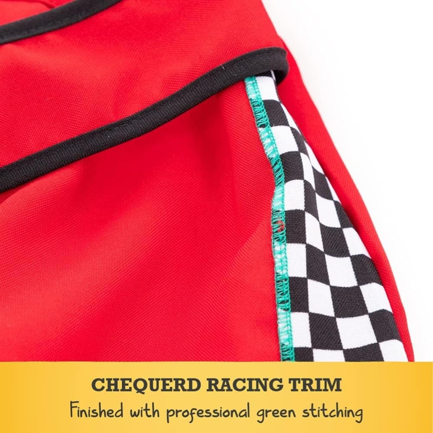 PRETEND TO BEE Racing Driver Costume - Red Suit and Cap, 2-3 Years 7