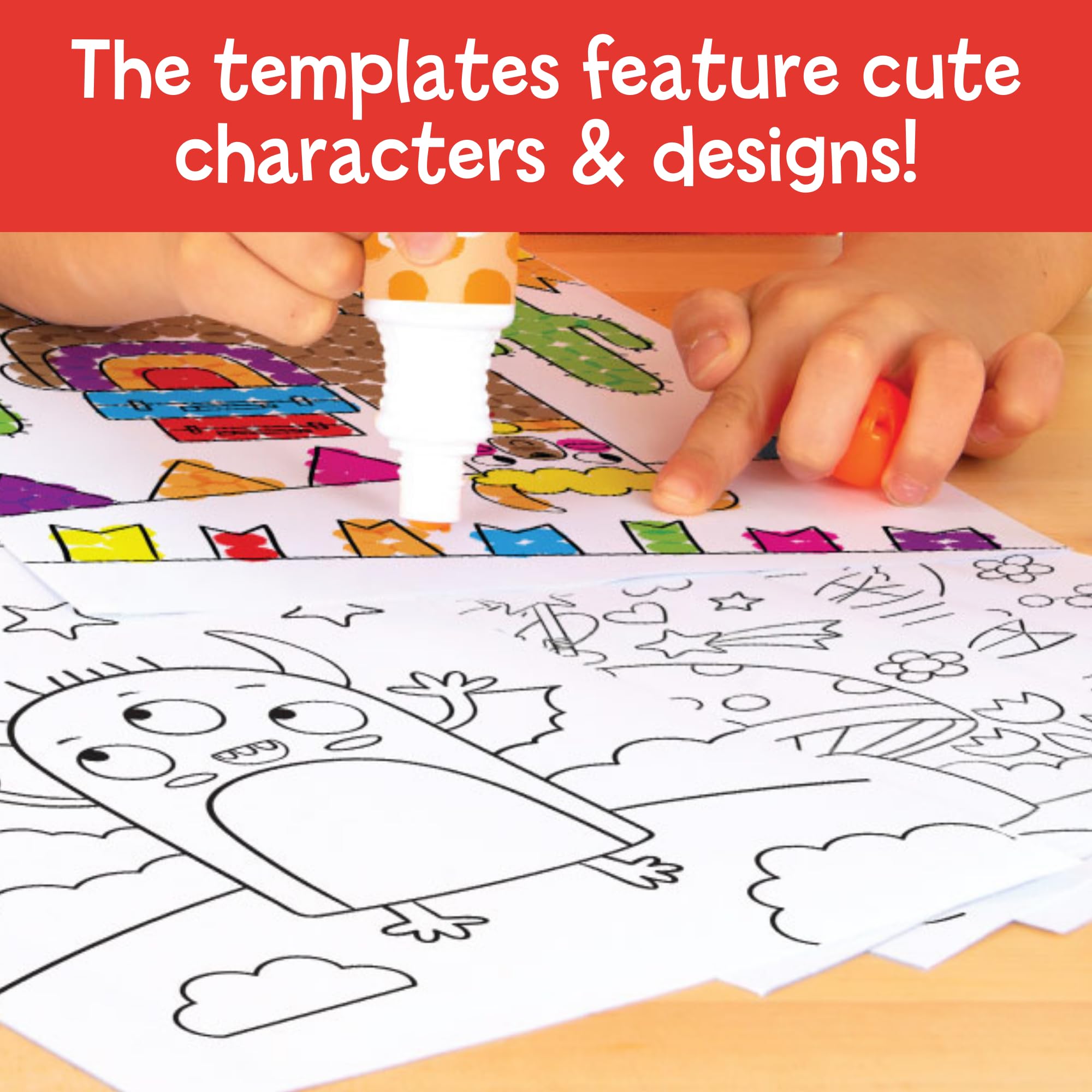 Galt Dot & Dab Craft Kit for Kids - Mess-Free Dot Art Set with 7 Anti-Leak Dabbers 11