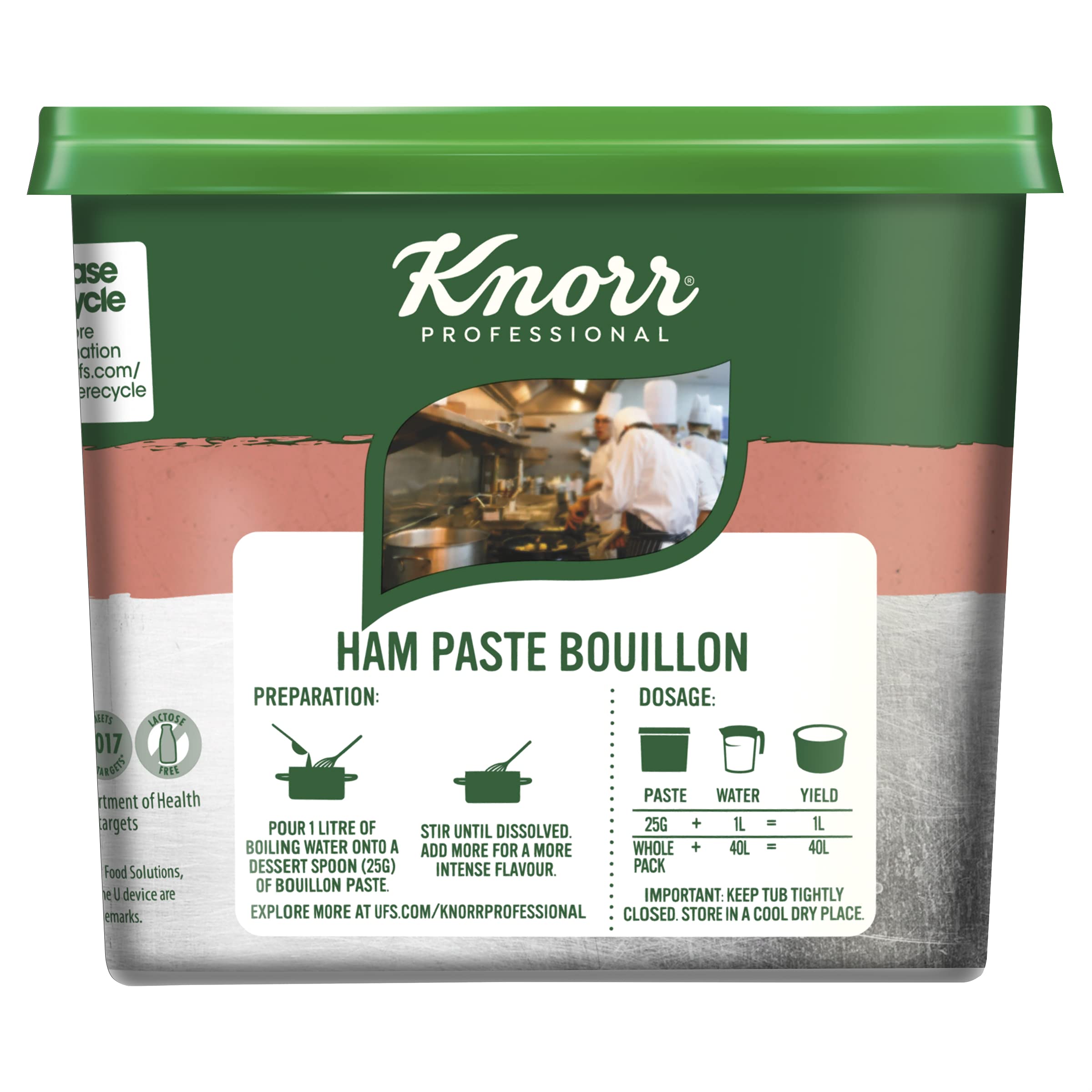Knorr Gluten Free Ham Paste Bouillon, 1 kg