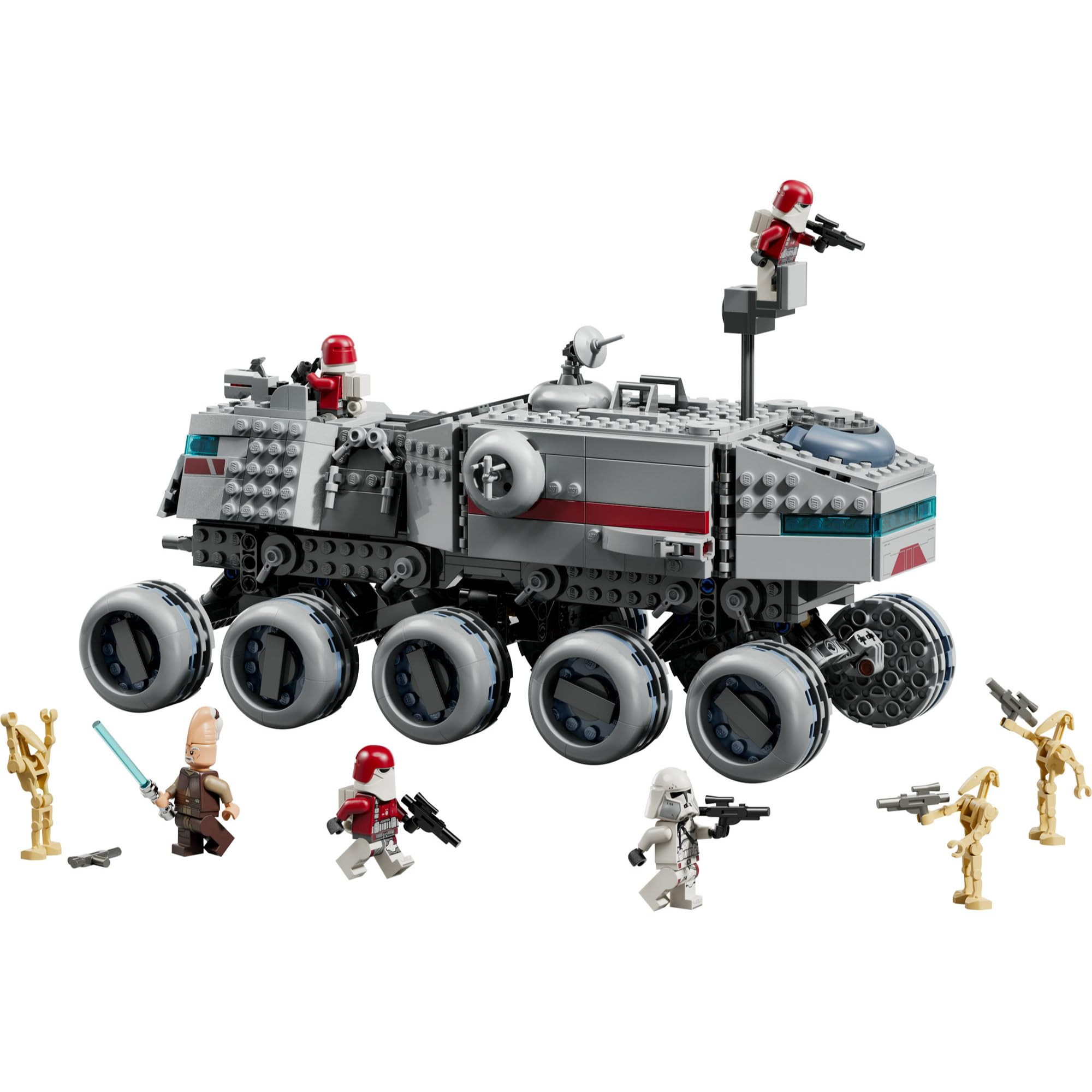LEGO Star Wars 75413 Republic Juggernaut - Building Toy with 5 Minifigures & 3 Battle Droids