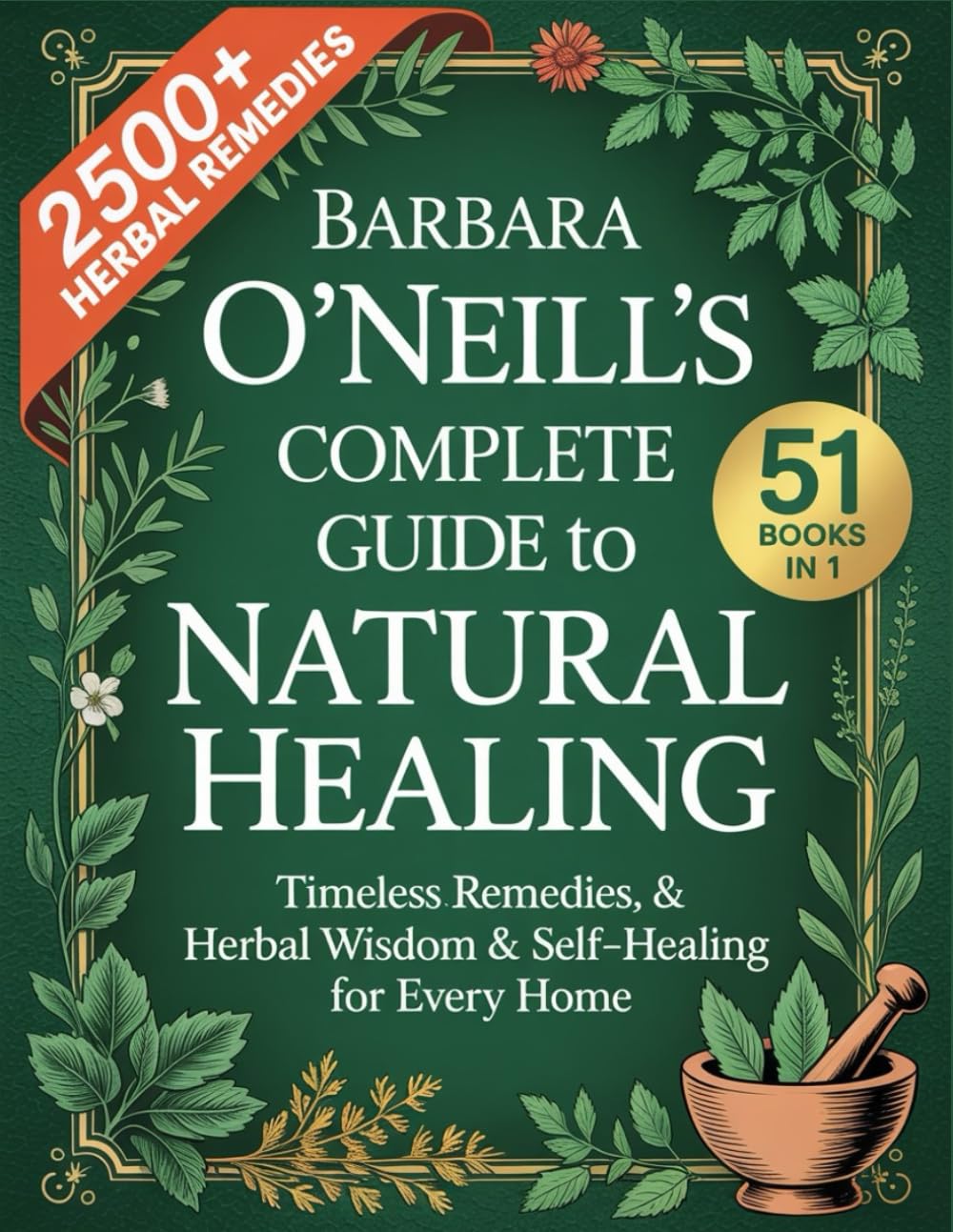 Majosta Barbara O'Neill's Complete Guide To Natural Healing (51 Books in 1) | Paperback | English 1
