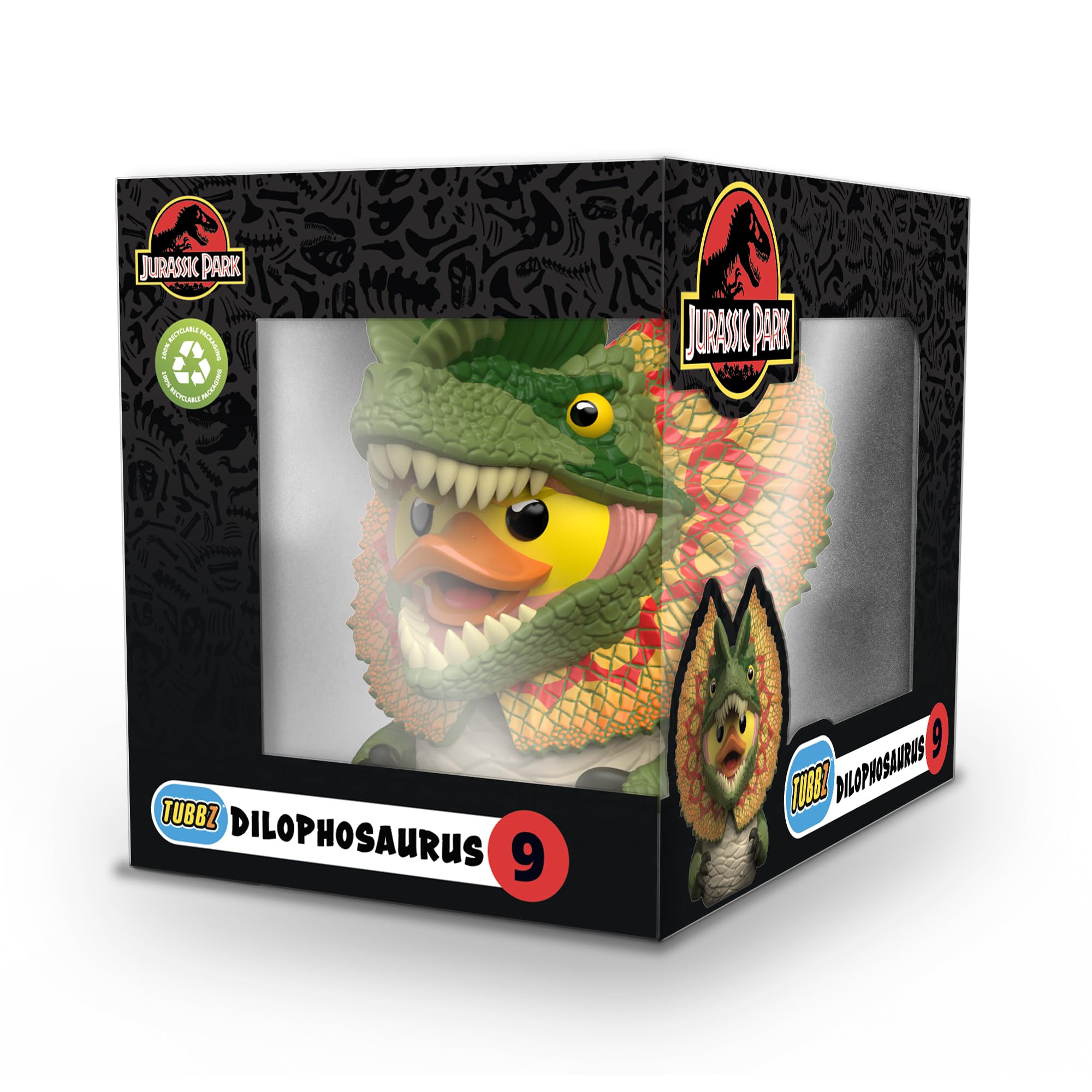 TUBBZ Boxed Edition: Jurassic World Rebirth - Dilophosaurus Rubber Duck Vinyl Figure 4
