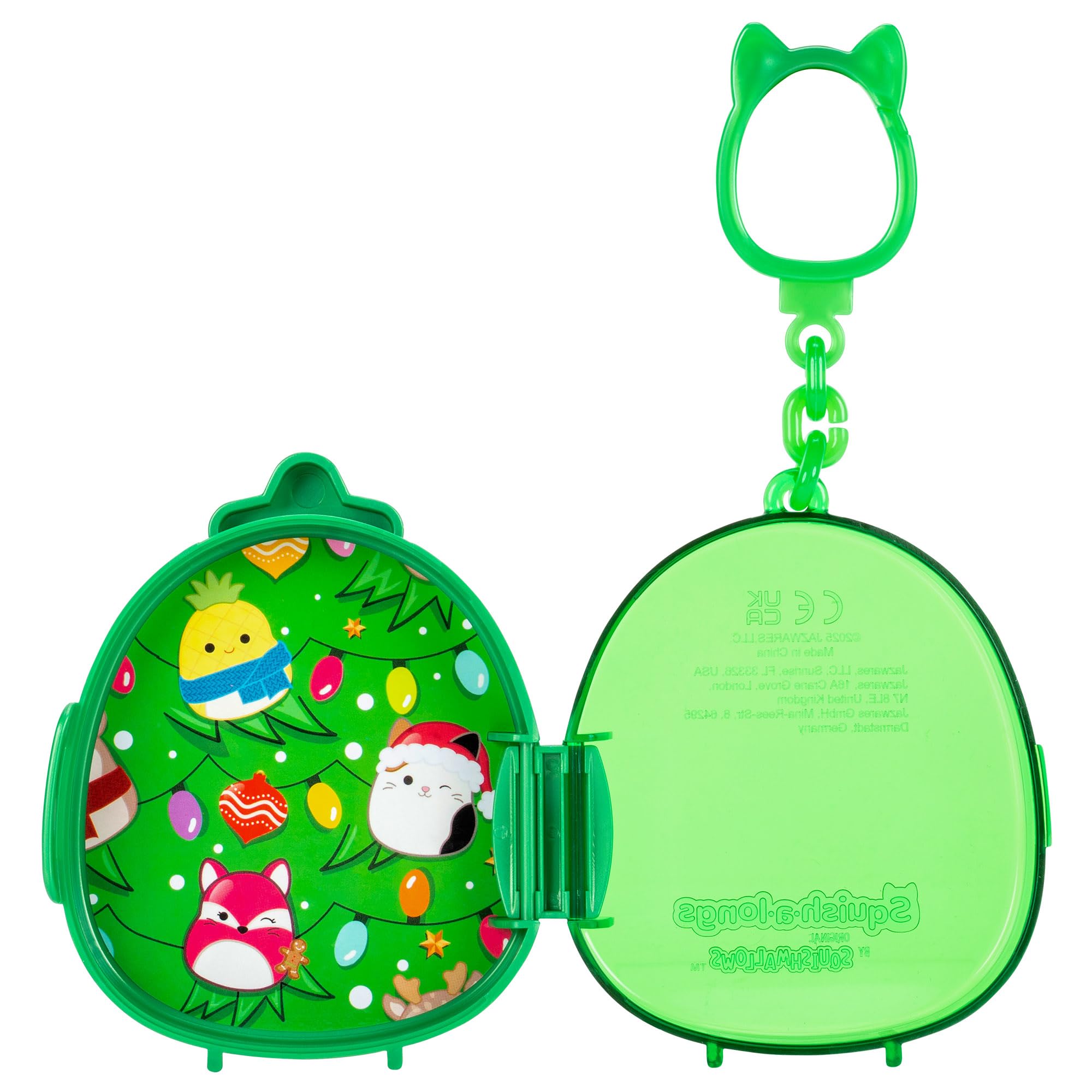 Squish-a-longs Carol the Christmas Tree Clip-a-longs Holiday Pack with 4 Mini-Squish Figures 7