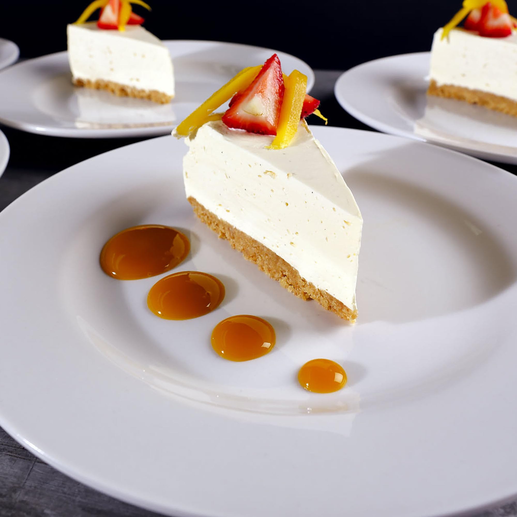 Macphie Ku-Li Mango Fruit Coulis - High Fruit Content Drizzle Sauce | 450g