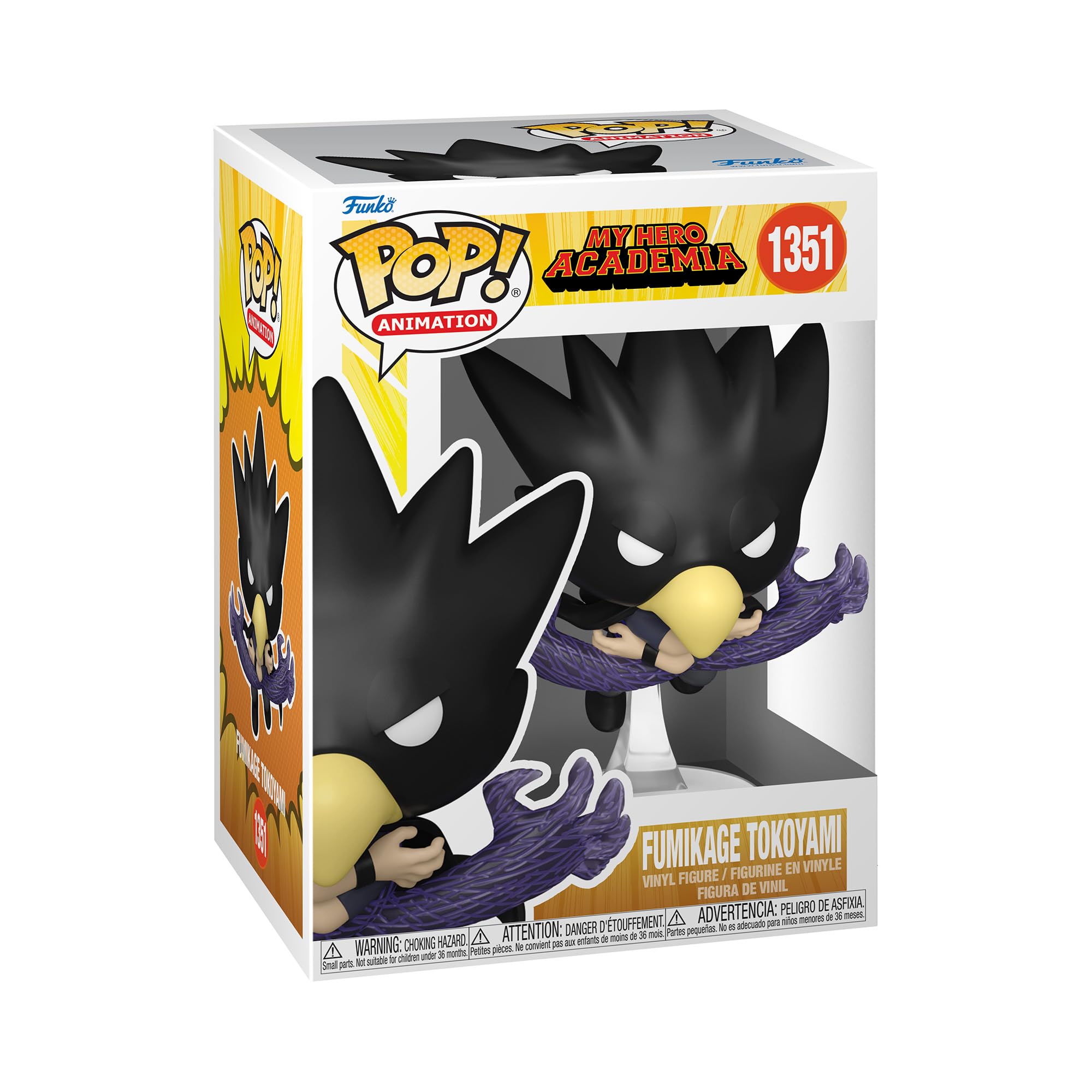 Funko Pop! Animation: My Hero Academia - Fumikage Tokoyami and Dark Shadow (Fallen Angel) Vinyl Figure