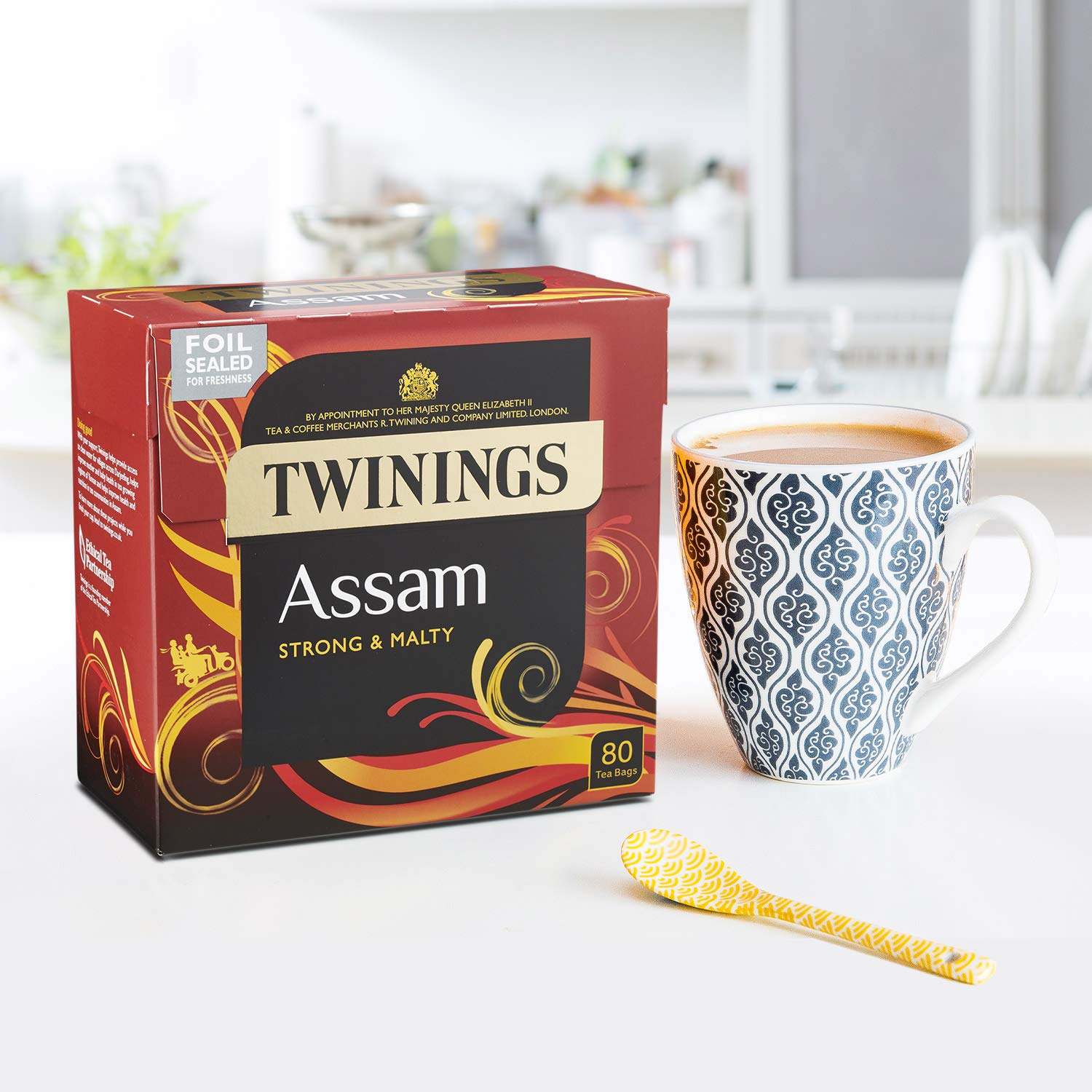 Twinings - Assam Black Tea 80 Teabags 200g 4