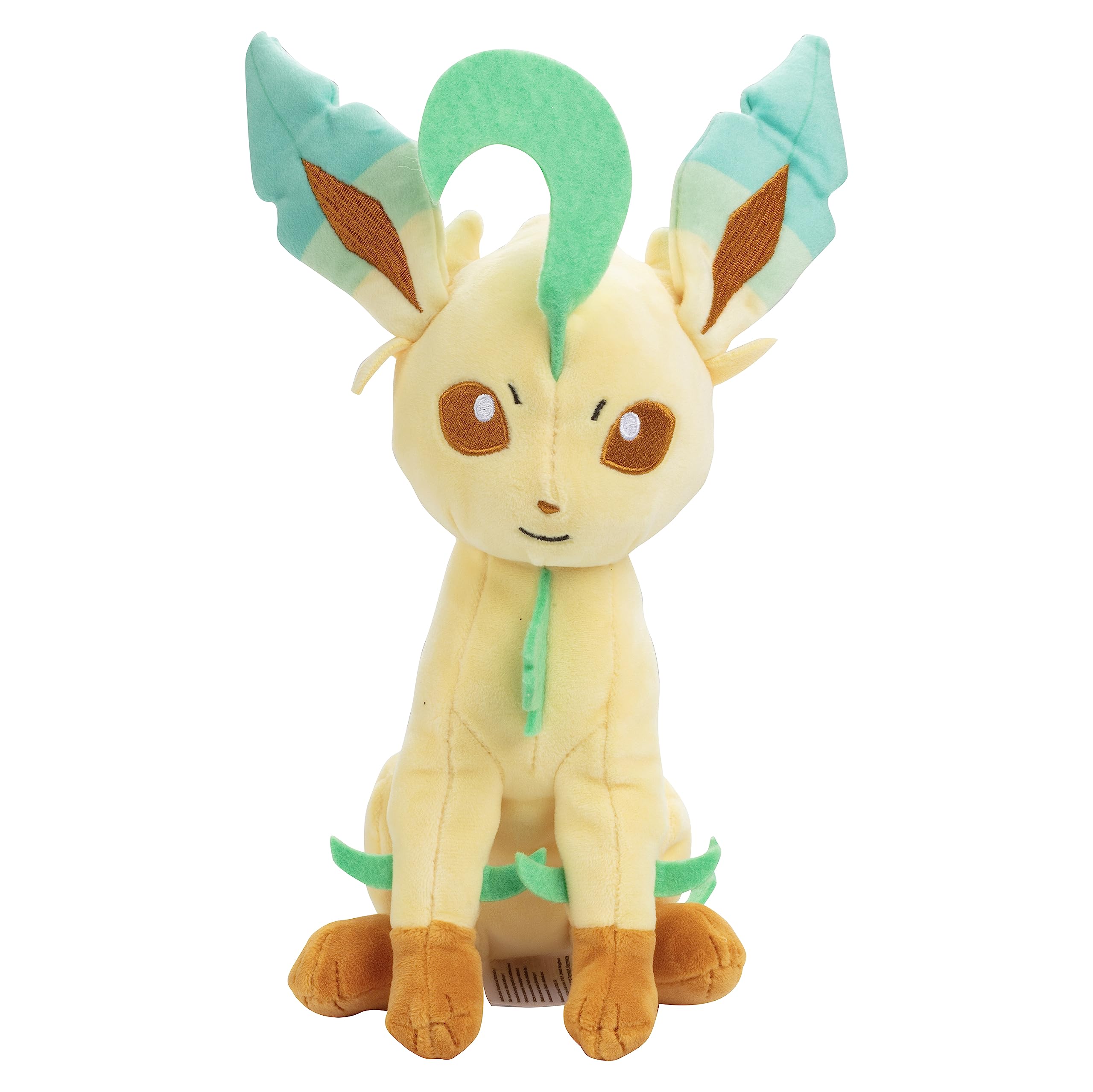 Pokémon Leafeon Stuffed Animal Plush - 8-Inch Soft Polyester Toy | Unisex Children