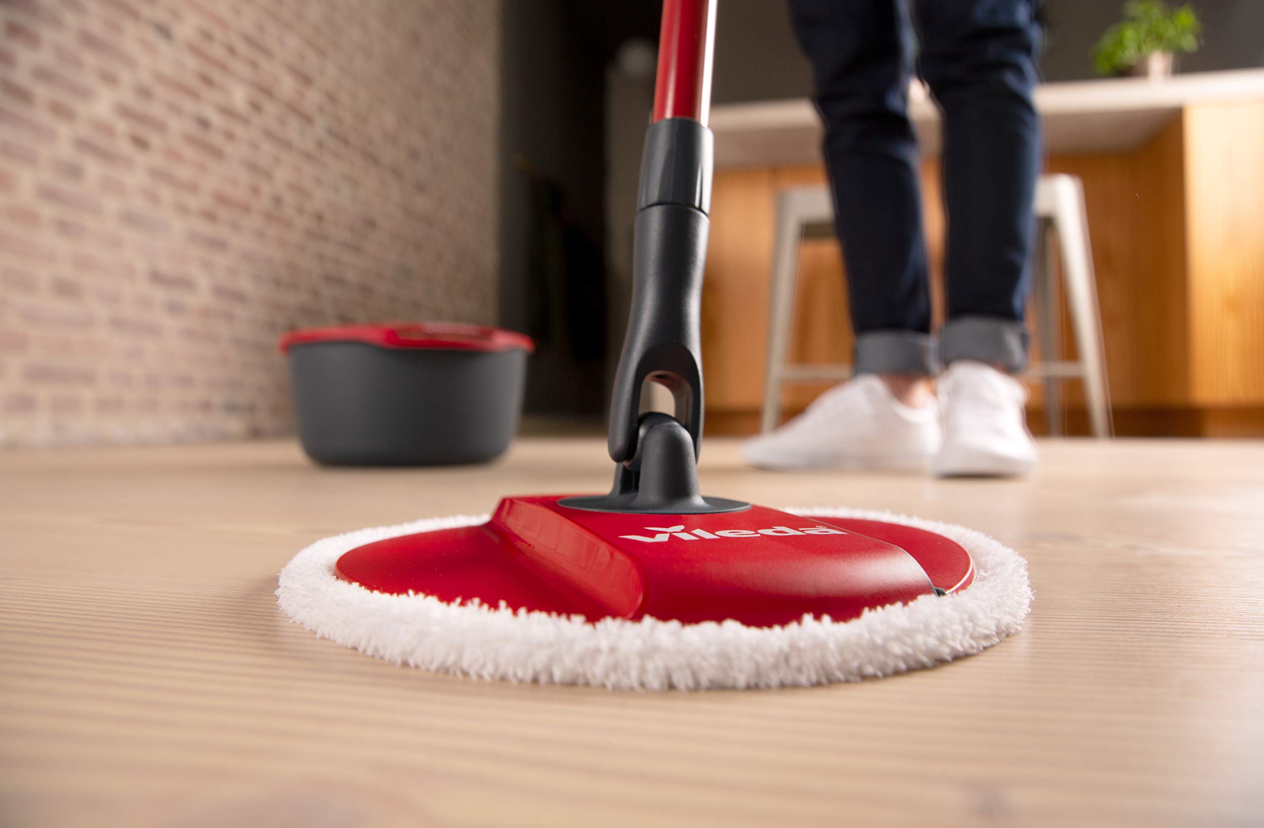 Vileda Spin and Clean Mop Refill - 100% Microfibre for Deep Cleaning | White, 1 Count 3