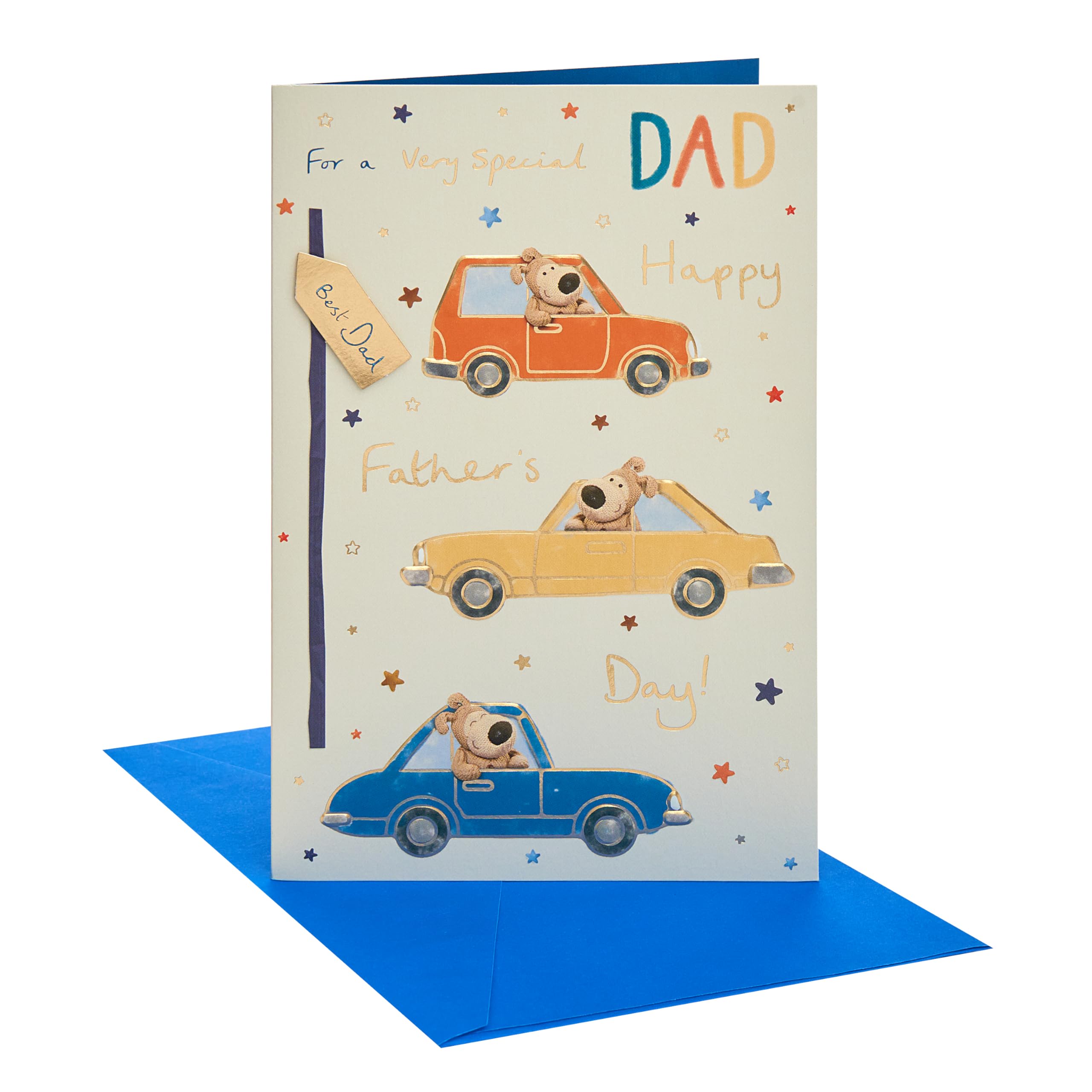 Boofle Father's Day Card for Dad, Grandad, or Husband | FSC Certified | 14.9 x 22.9 cm