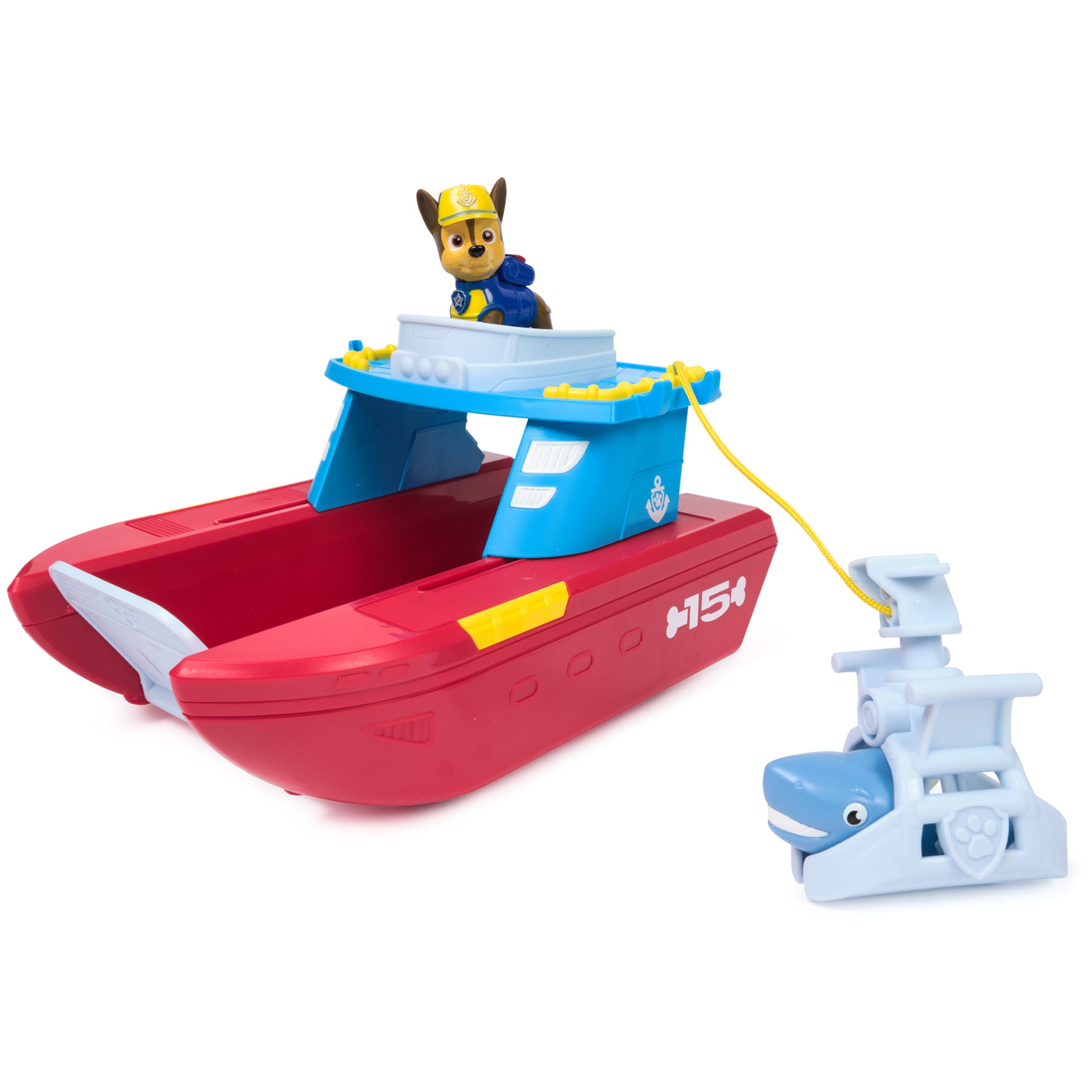 Paw Patrol Sea Patroller Vehicle with Chase and Shark Figure | 2 Patrol Modes | Multicolor 8