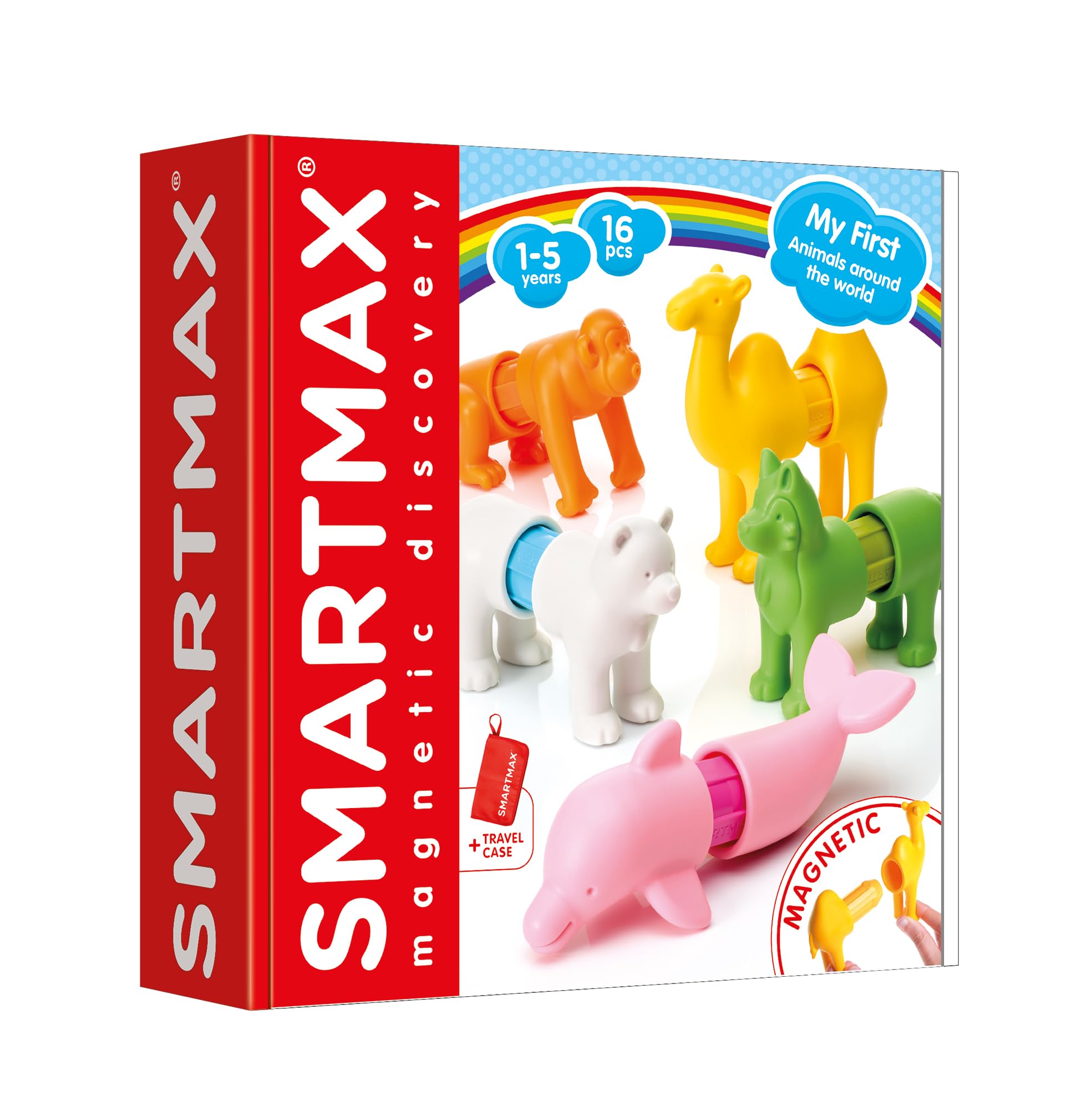 SMARTMAX My First Animals Around the World Magnetic Discovery Play Set | 12-60 Months | Multicolor 1