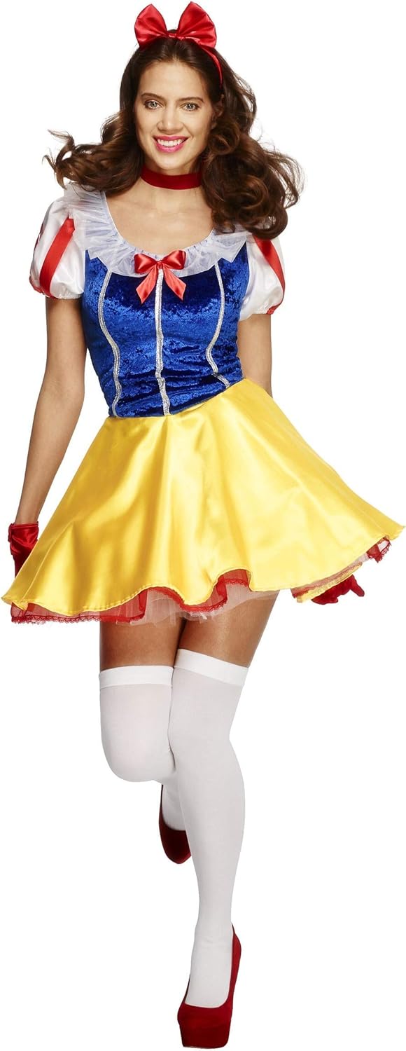 Smiffy's Fairytale Costume for Women - Dress with Attached Underskirt, Headband & Choker, Once Upon a Time Blue, Large 1