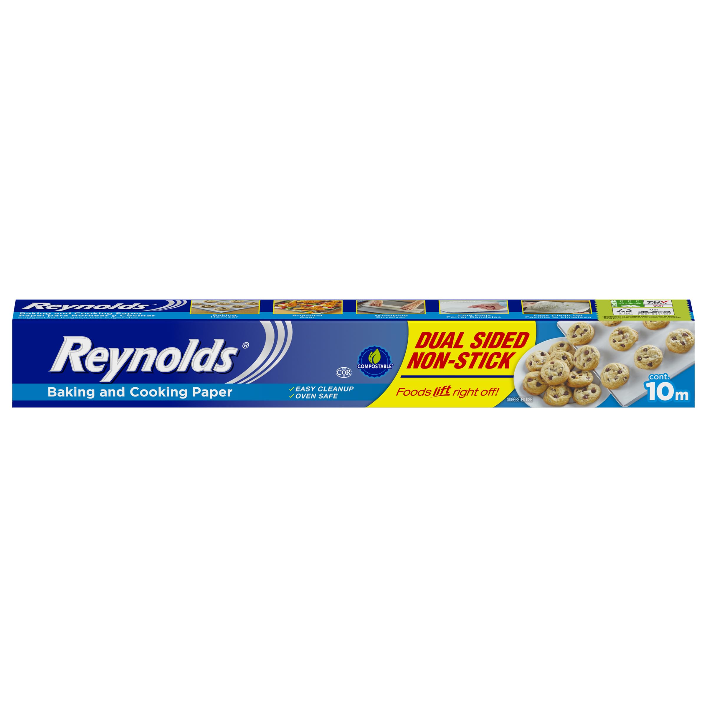 Reynolds Baking and Cooking Paper - Dual Sided Non-Stick | 300mm x 10m Roll 1