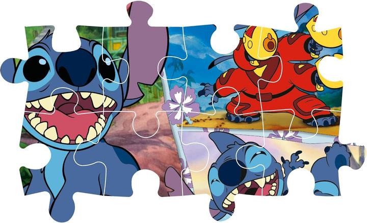 Clementoni - 27572 - Supercolor Puzzle - Super Disney Stitch - 104 Pieces| Puzzl