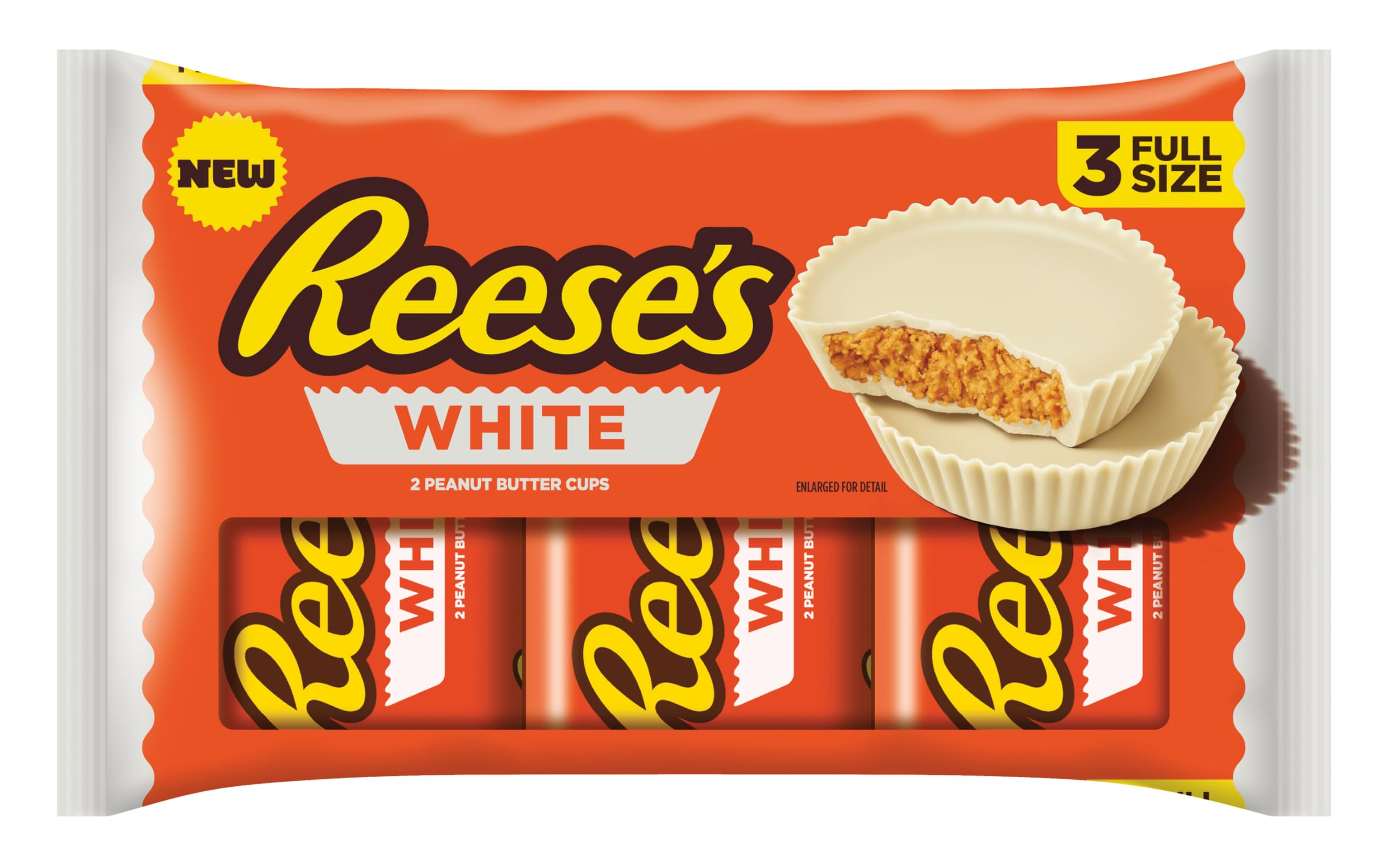 Reese's Peanut Butter White Chocolate Flavour Cups Variety Pack - 3 Count, 118g 1