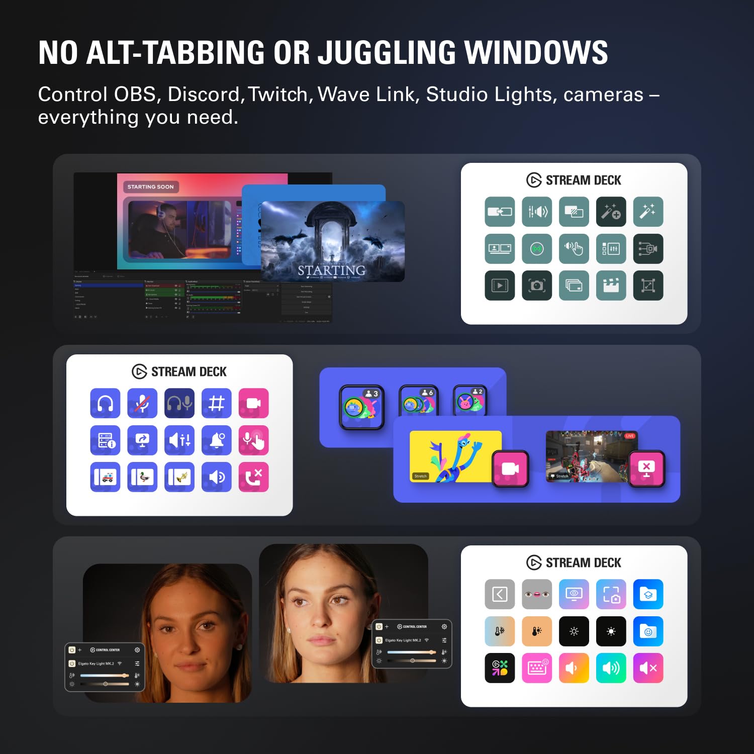 Elgato Stream Deck MK.2 Studio Controller - 15 Macro Keys | White 4