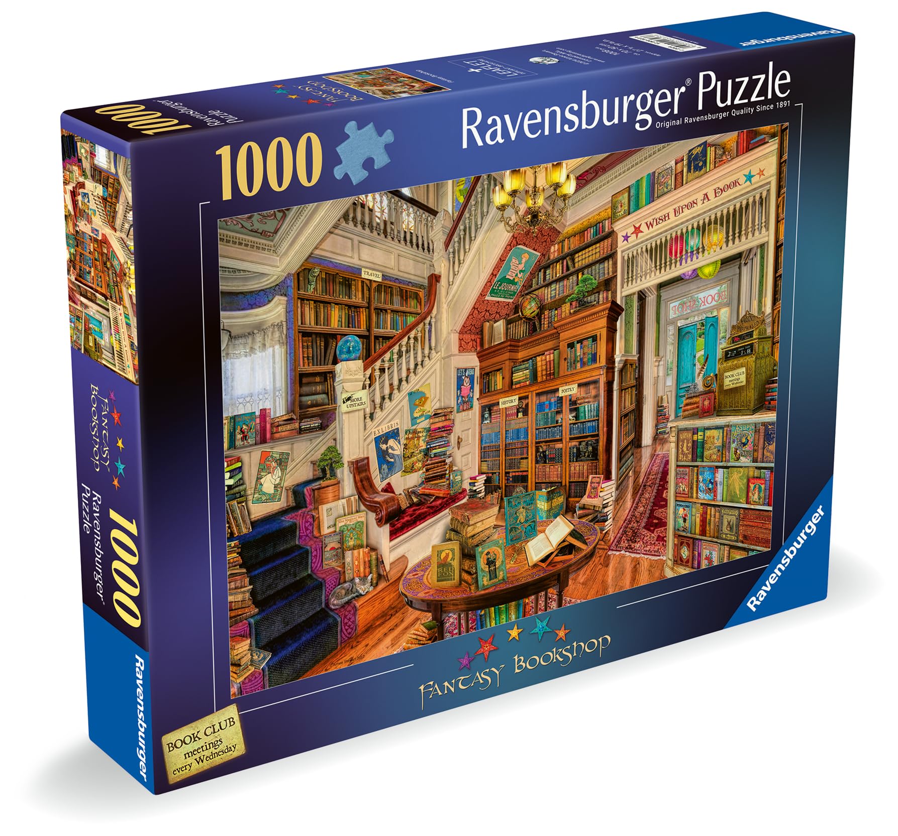 Ravensburger Fantasy Bookshop 1000 Piece Jigsaw Puzzle for Adults 4