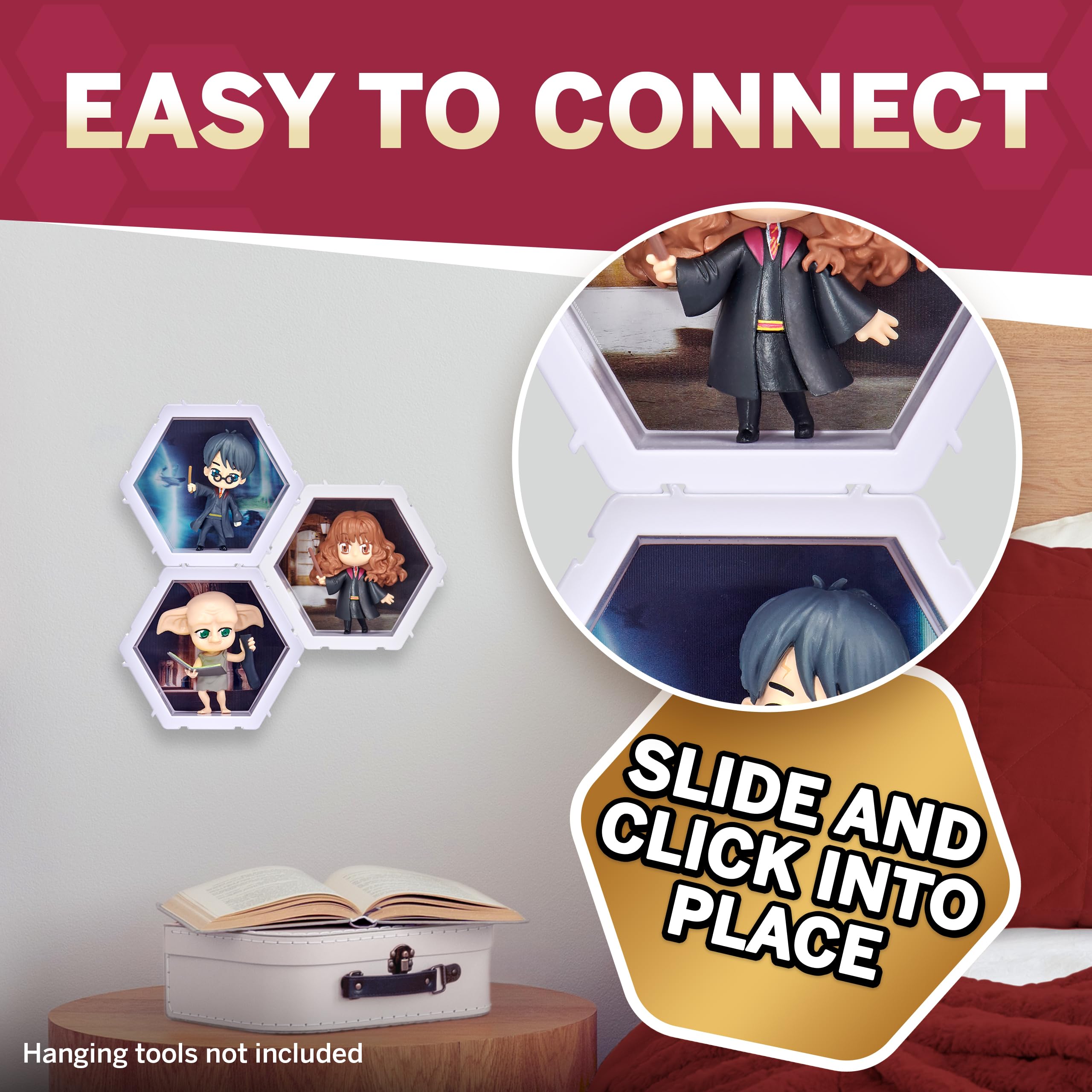 WOW! PODS 4D Harry Potter Hermione - Connectable Collectible Bobble with 4D Lenticular Display 4